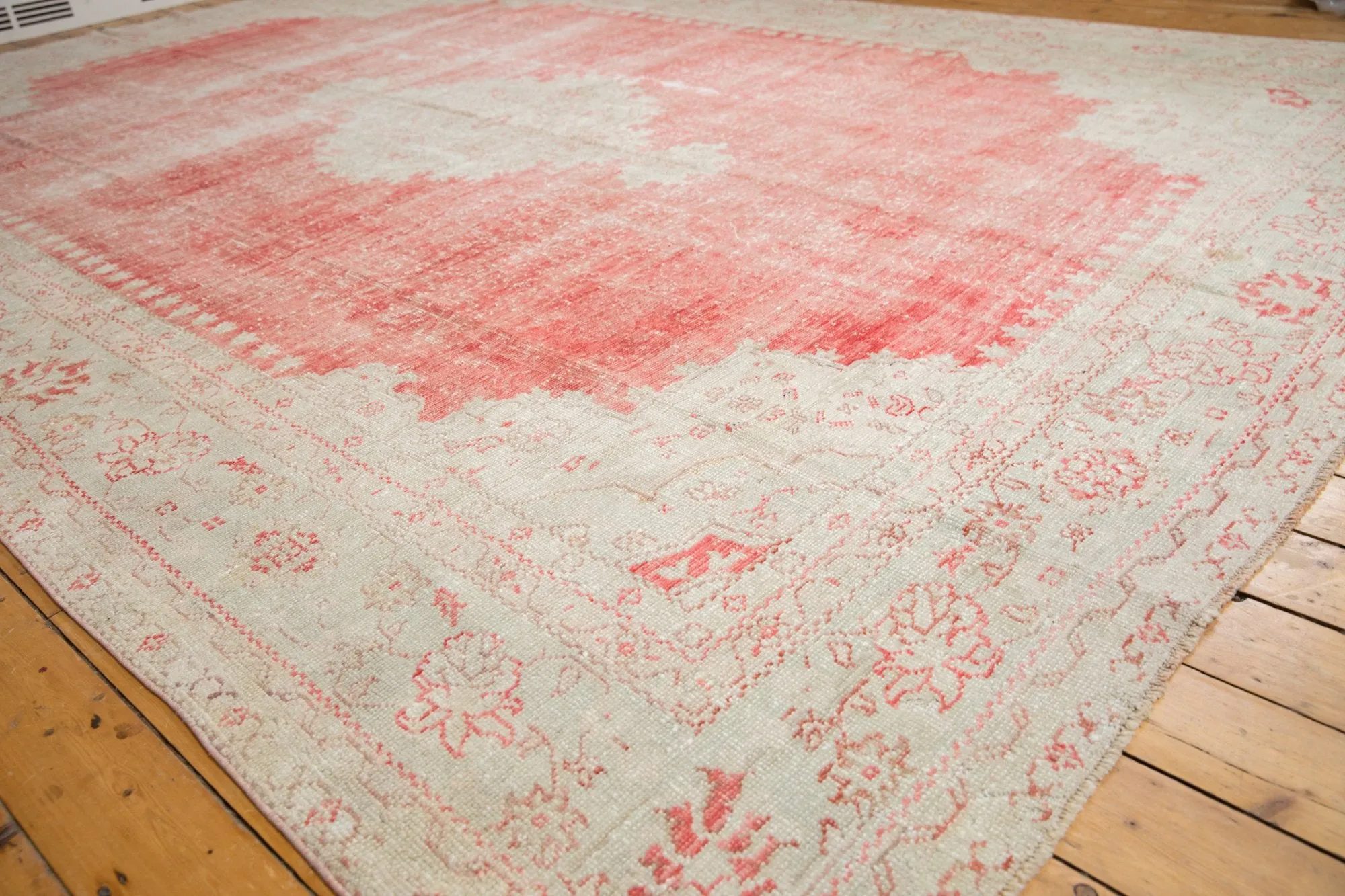 10x14 Vintage Distressed Oushak Carpet