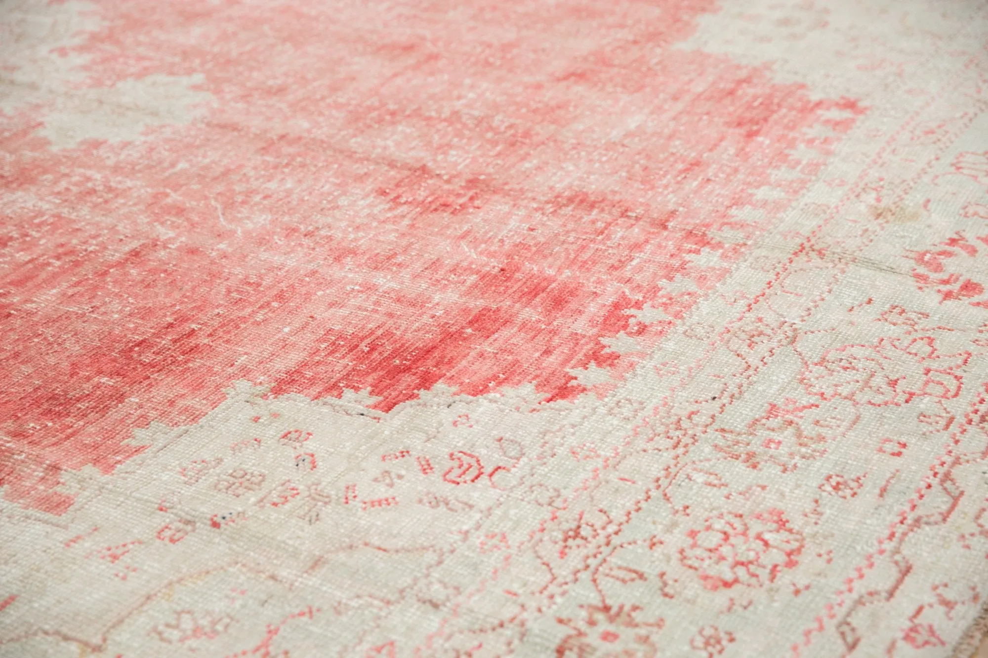 10x14 Vintage Distressed Oushak Carpet