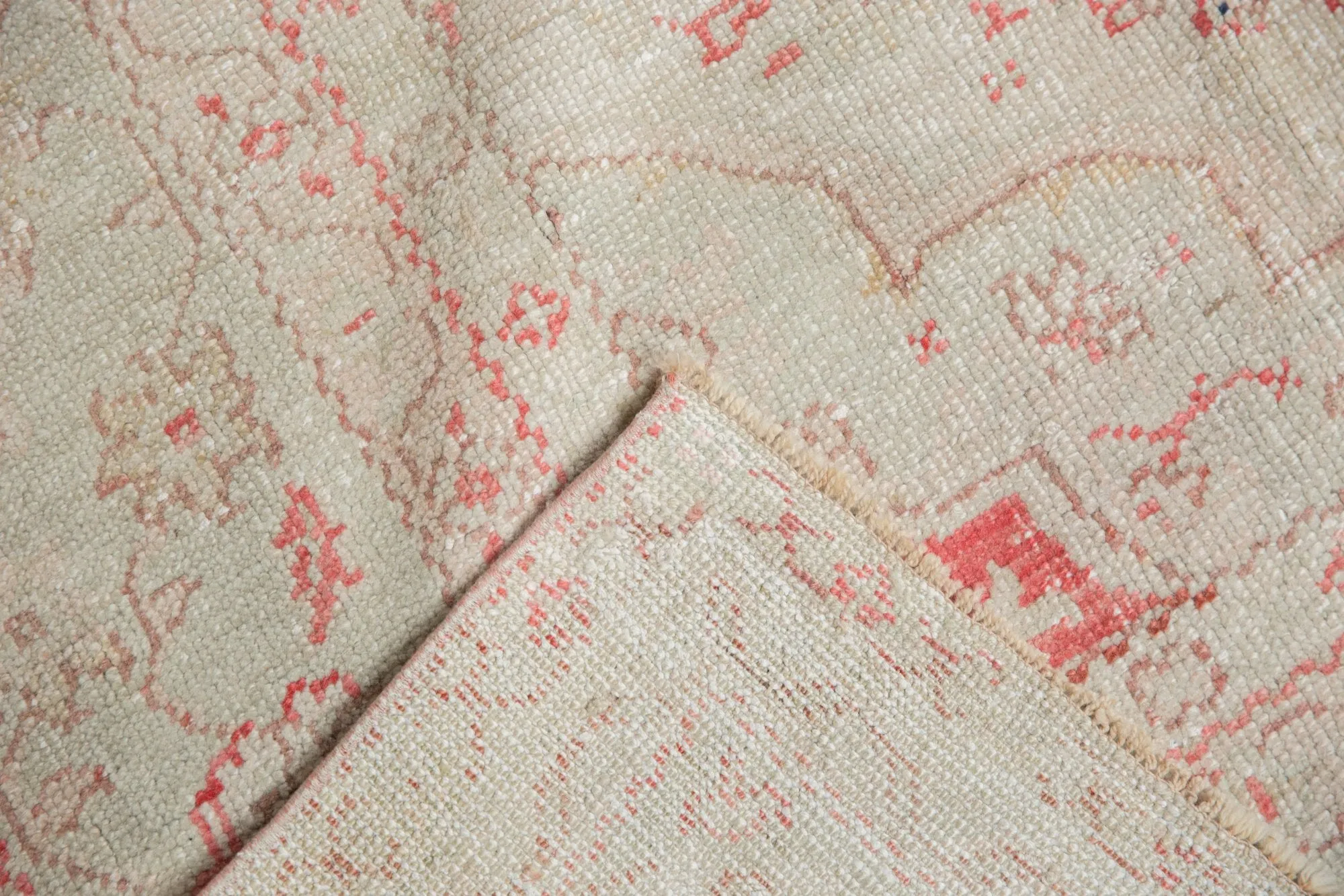10x14 Vintage Distressed Oushak Carpet