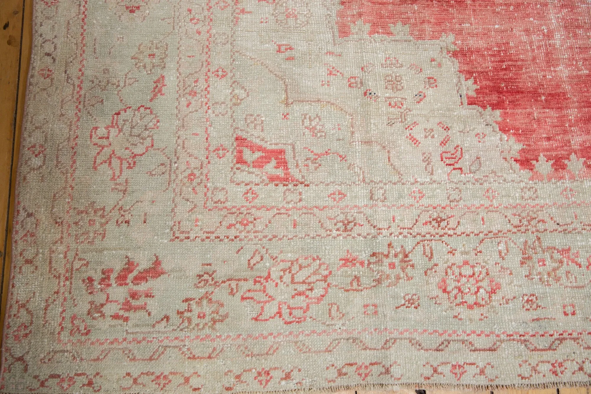 10x14 Vintage Distressed Oushak Carpet
