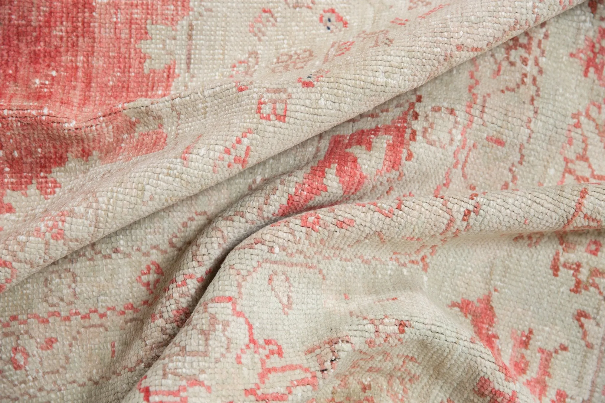 10x14 Vintage Distressed Oushak Carpet