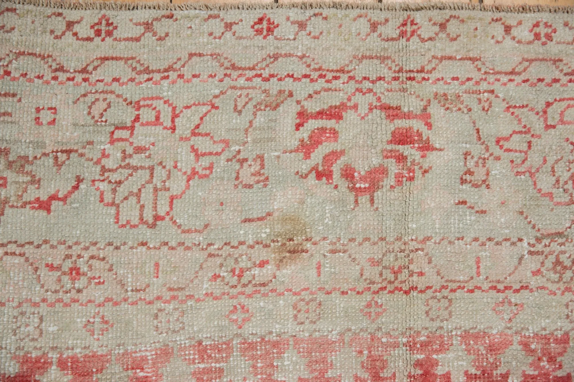 10x14 Vintage Distressed Oushak Carpet