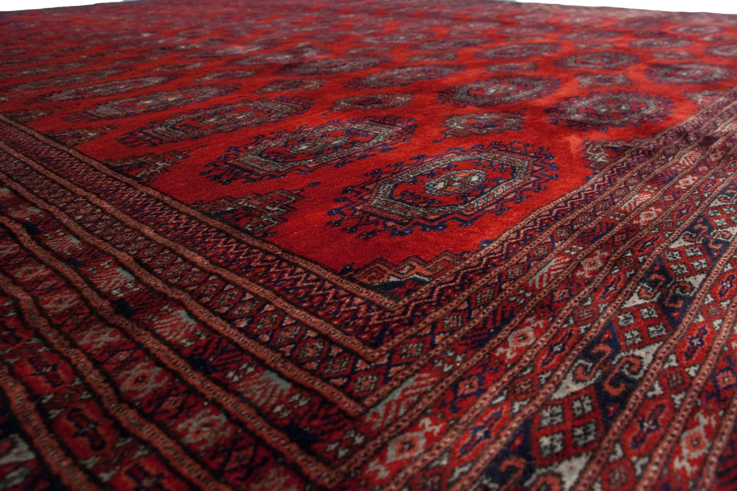 10x14.5 Vintage Fine Pakistani Turkmen Design Carpet