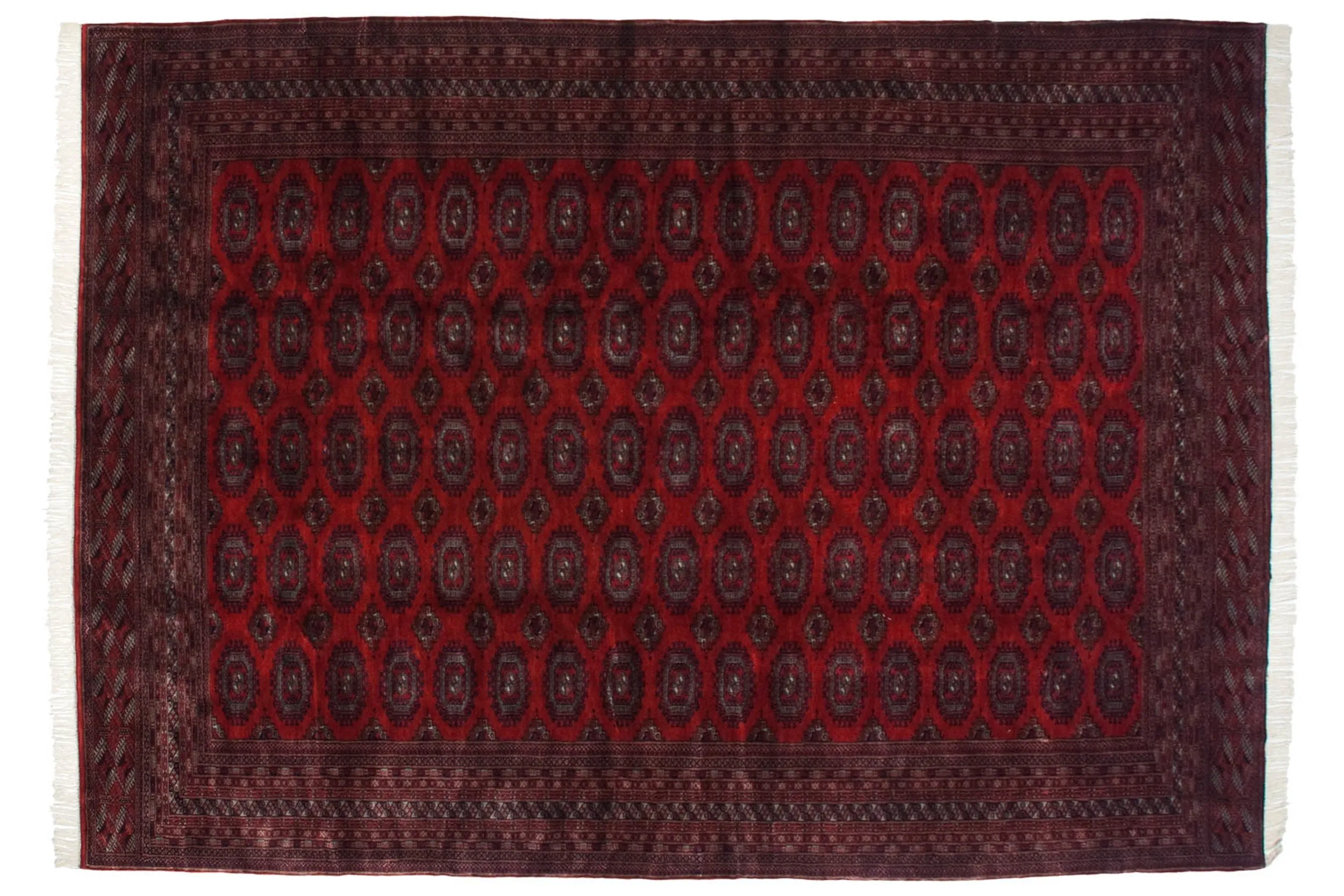 10x14.5 Vintage Fine Pakistani Turkmen Design Carpet