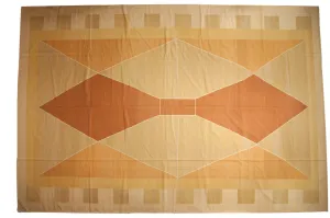 12.5x18 Vintage Contemporary Kilim Carpet