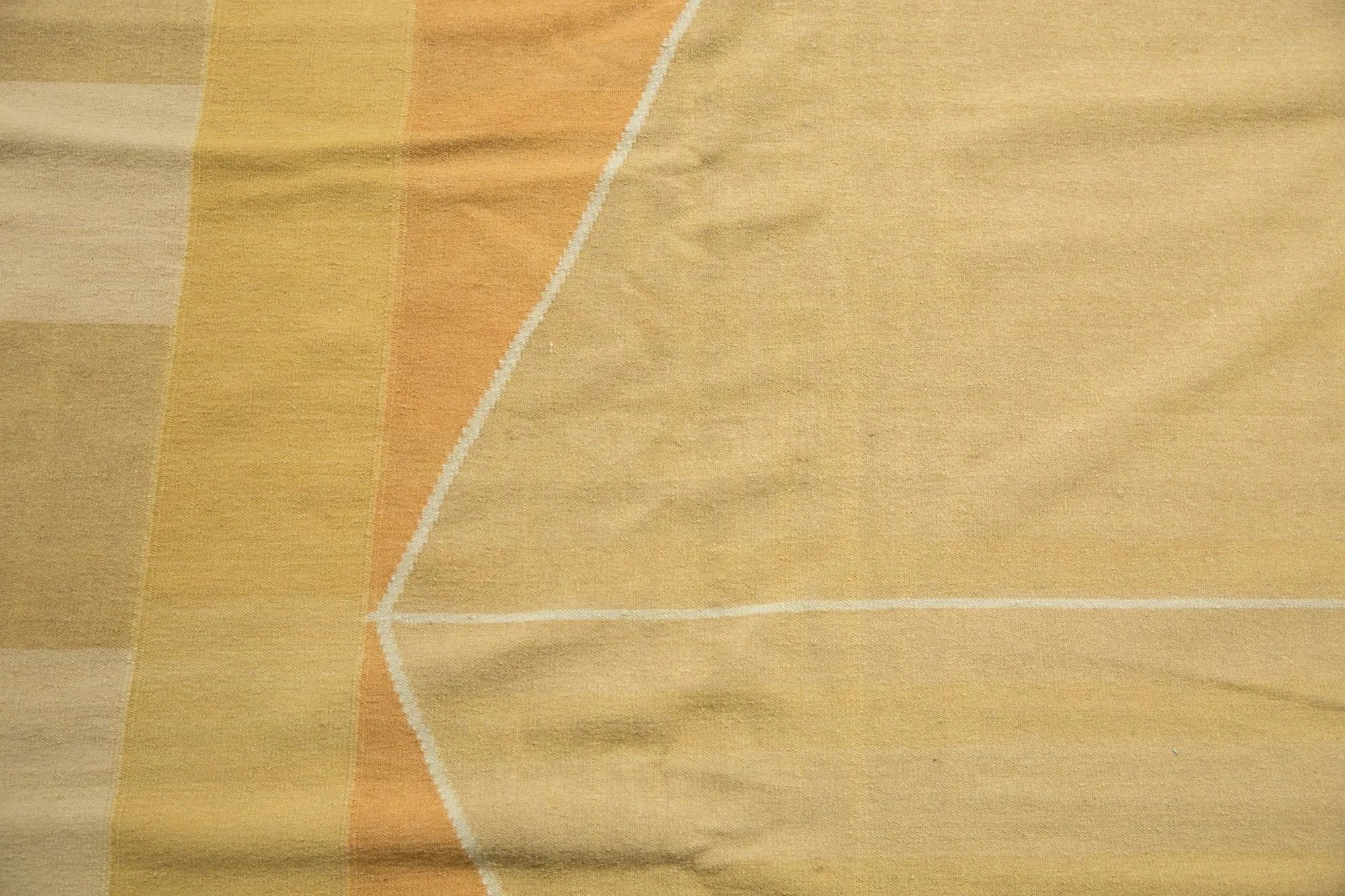 12.5x18 Vintage Contemporary Kilim Carpet