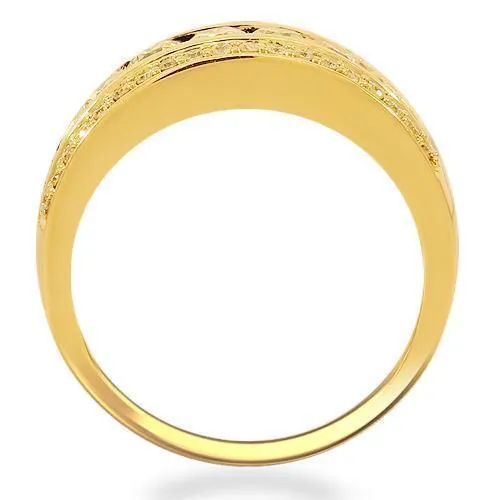 14K Solid Yellow Gold Womens Diamond Cocktail Ring 1.02 Ctw
