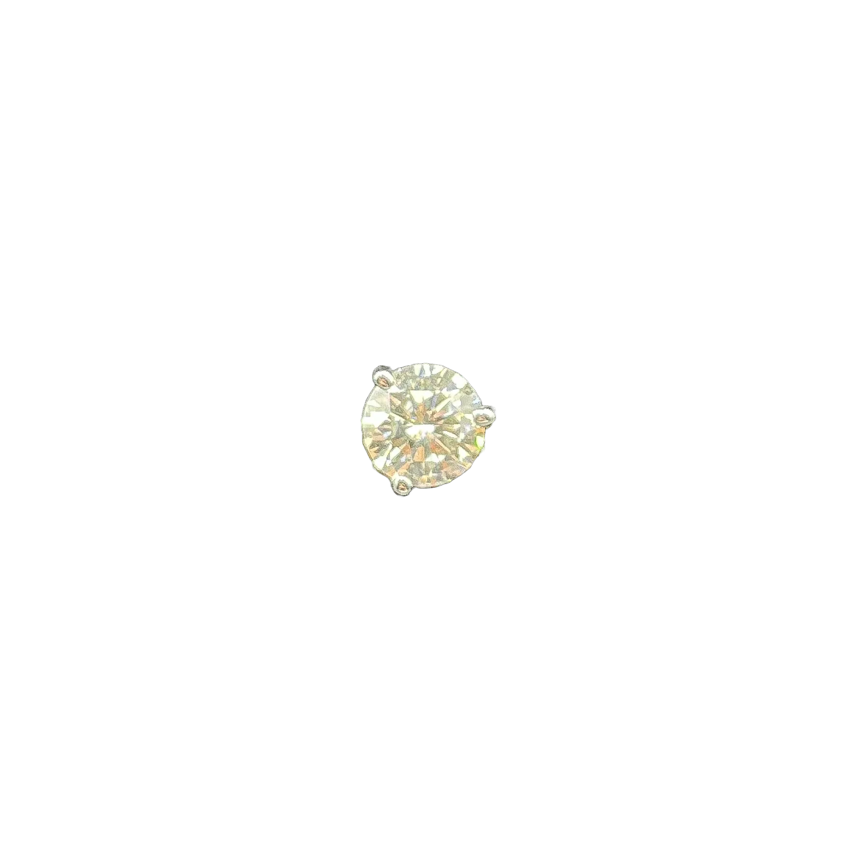 14k White Gold 1.65ct G SI1 Round Diamond Stud Earrings