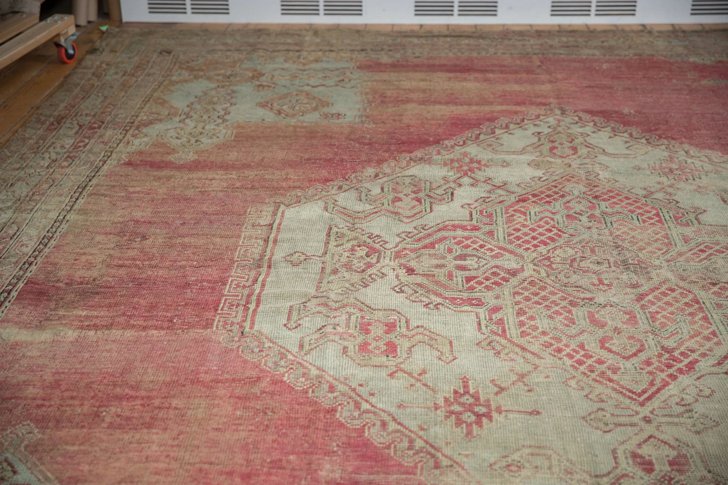 14x17 Vintage Oushak Carpet