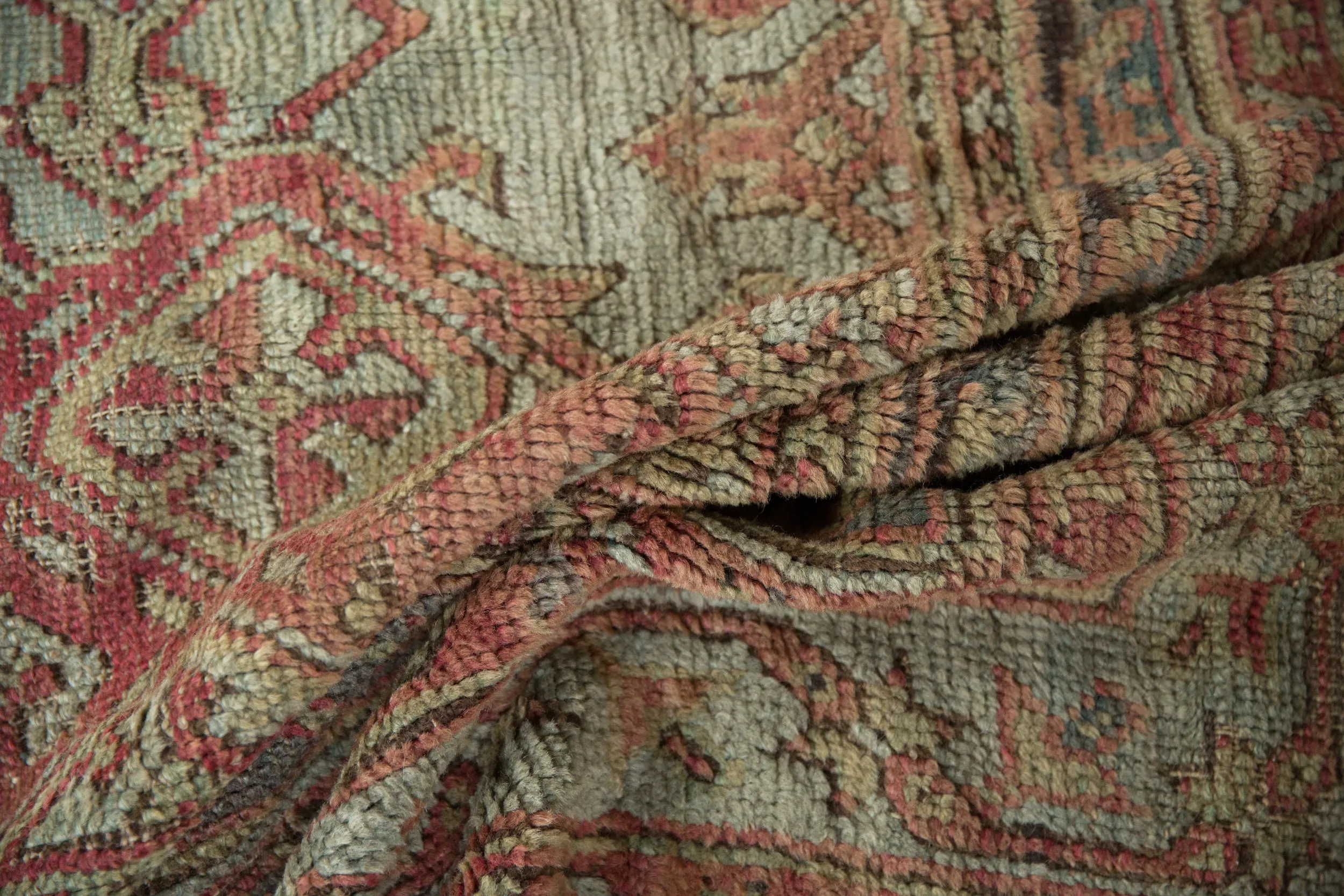 14x17 Vintage Oushak Carpet