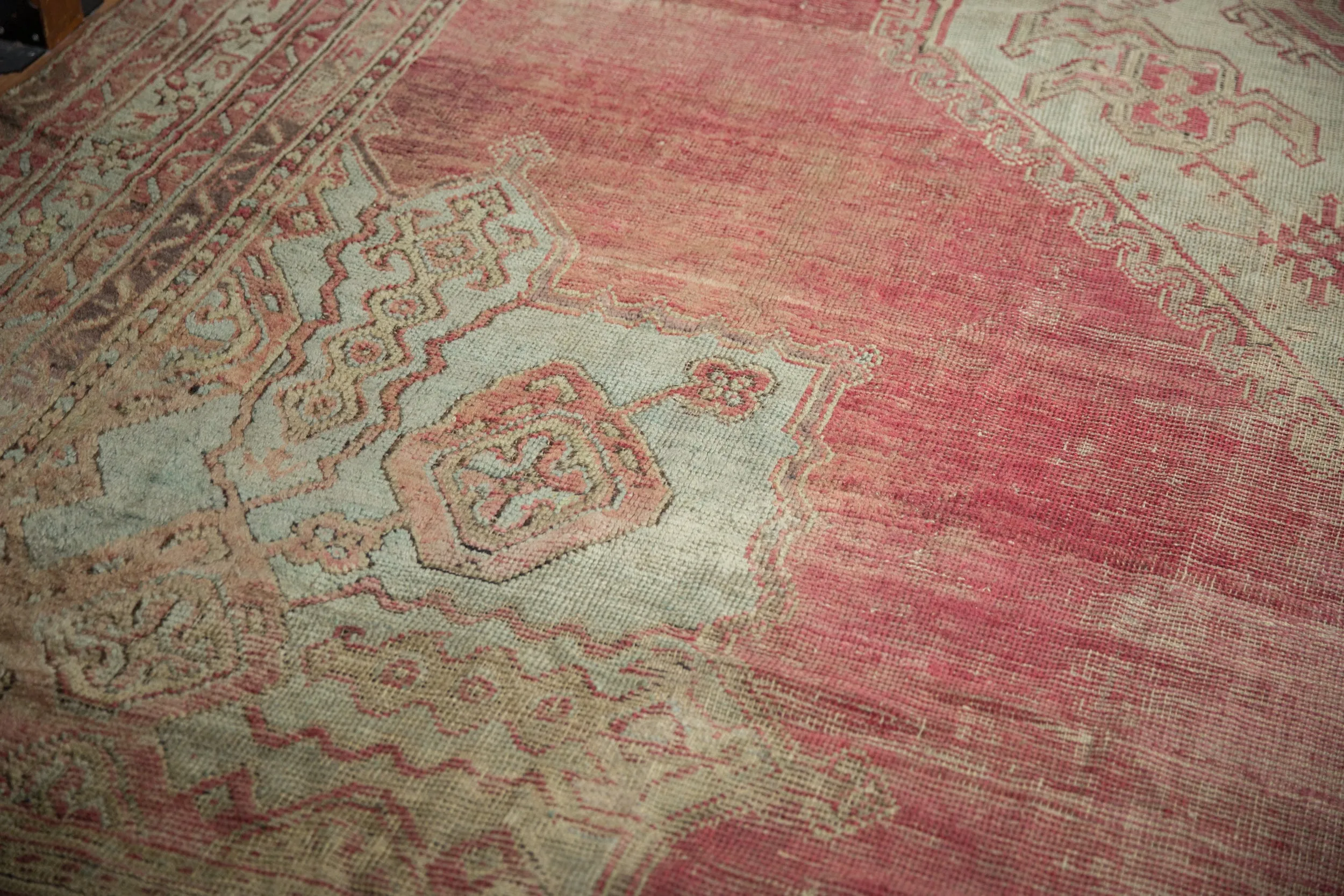 14x17 Vintage Oushak Carpet