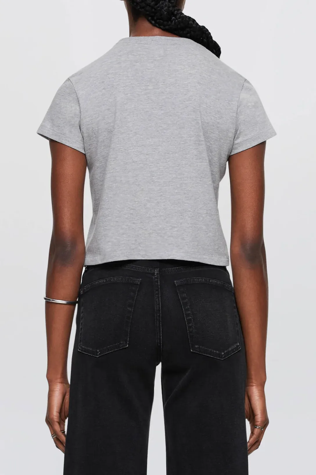 1950s Boxy Tee | Heather Grey