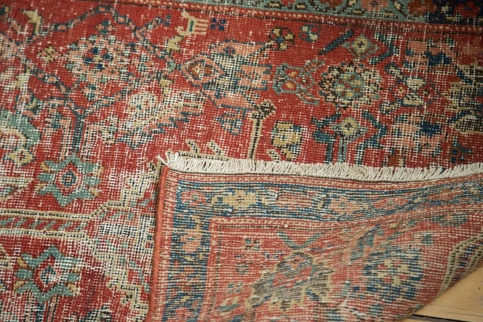 2x13.5 Antique Heriz Rug Runner