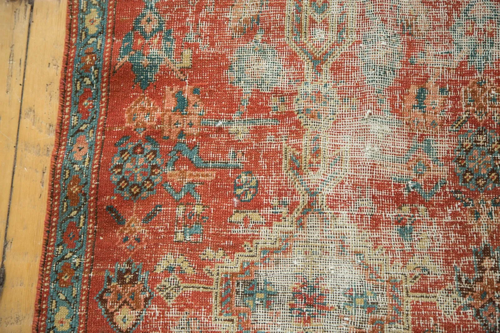 2x13.5 Antique Heriz Rug Runner