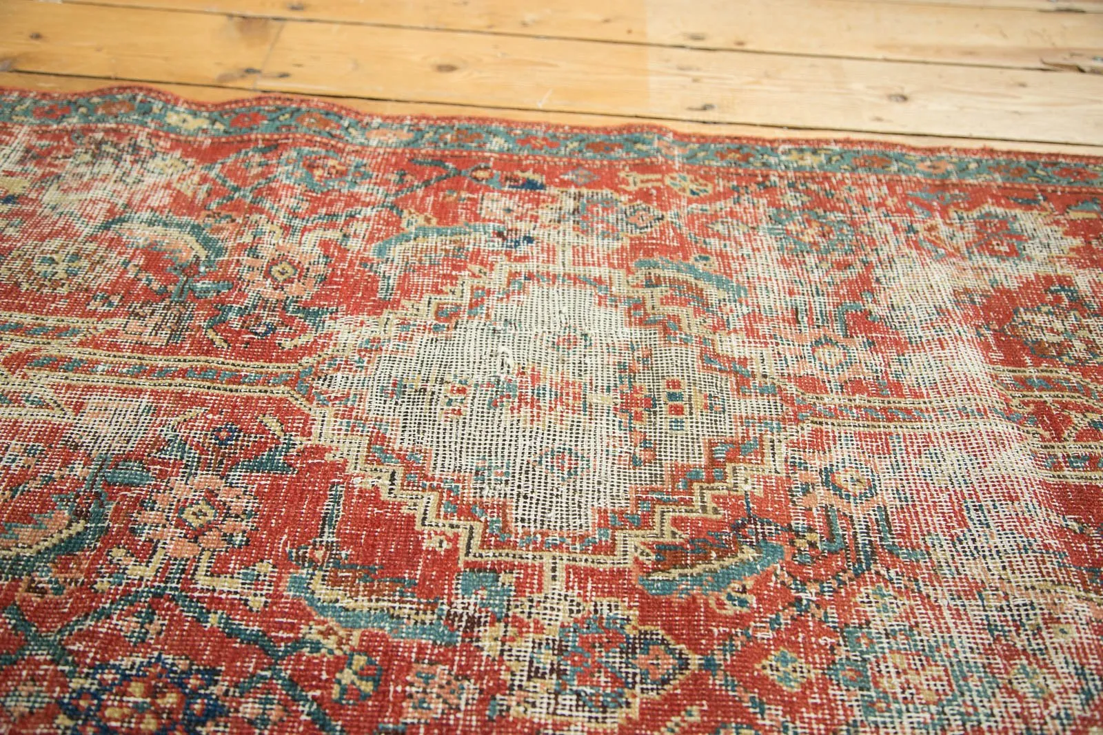 2x13.5 Antique Heriz Rug Runner