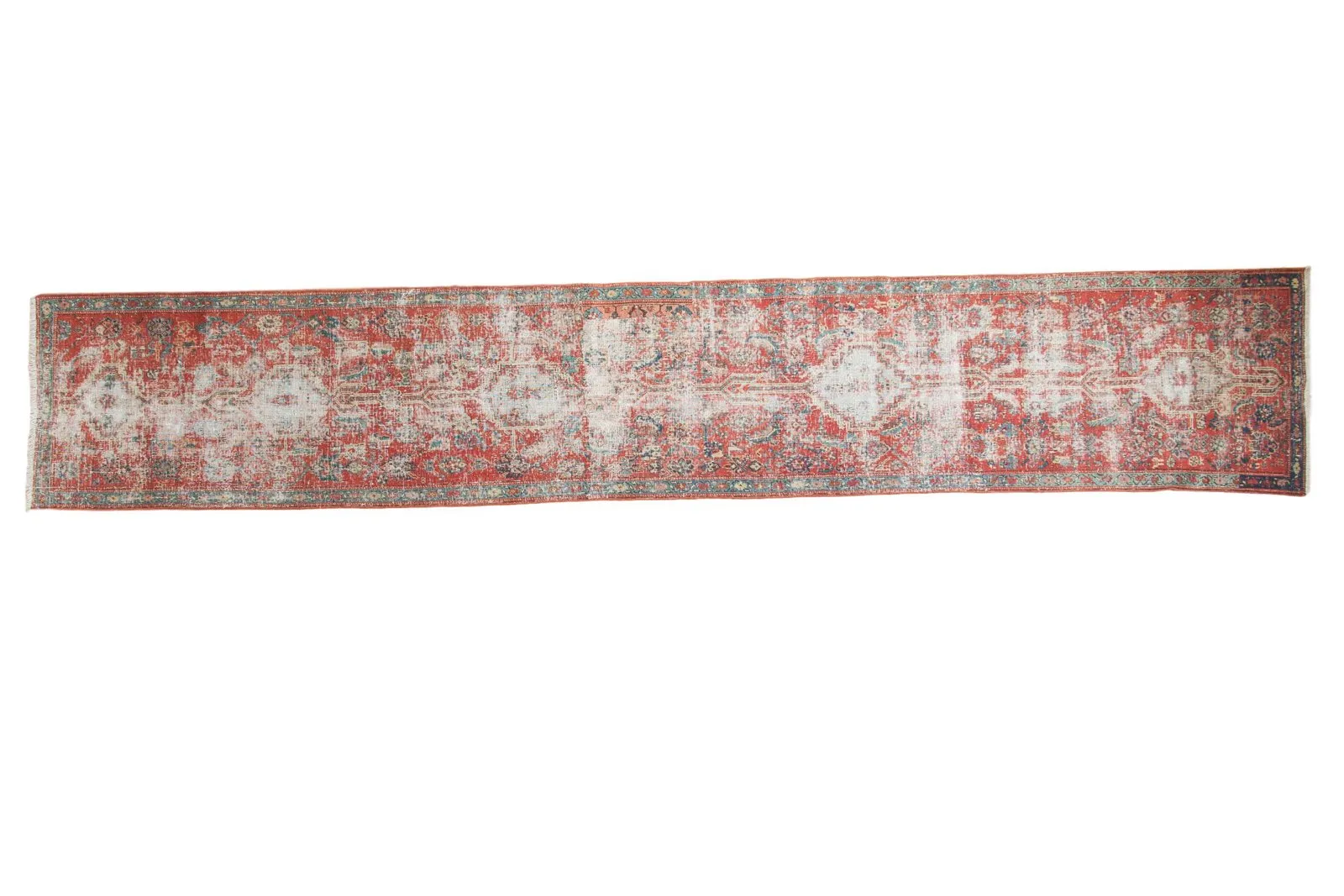 2x13.5 Antique Heriz Rug Runner