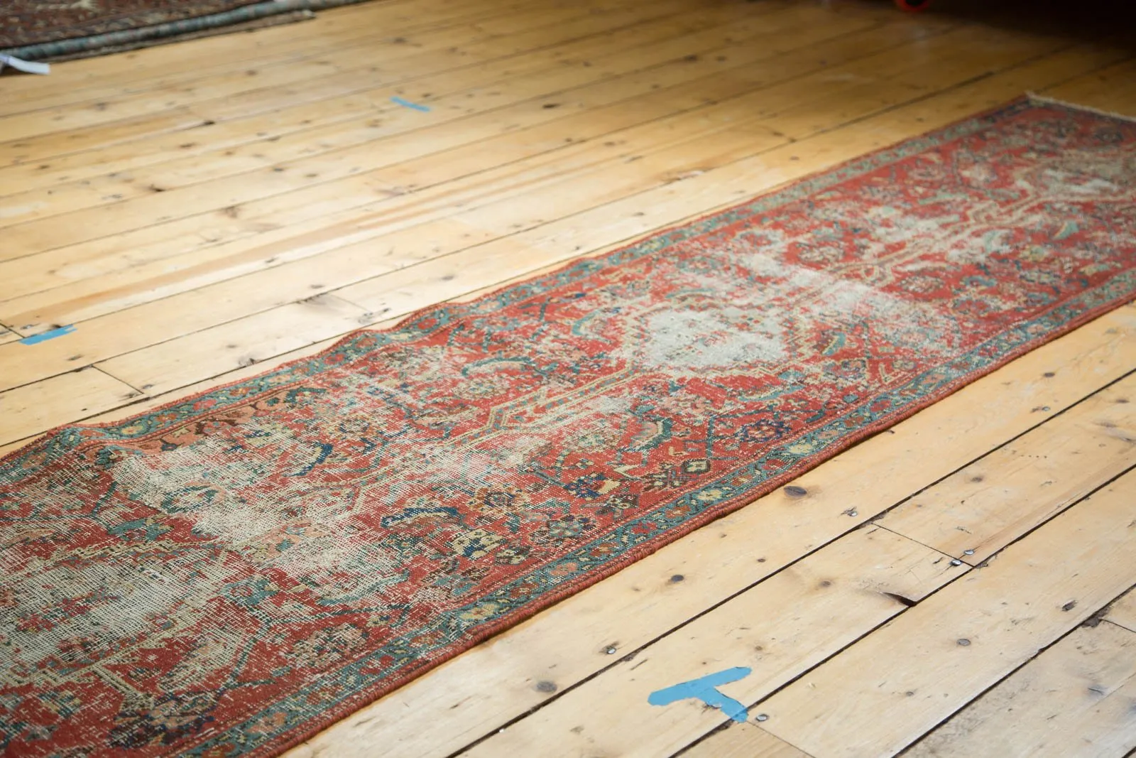 2x13.5 Antique Heriz Rug Runner