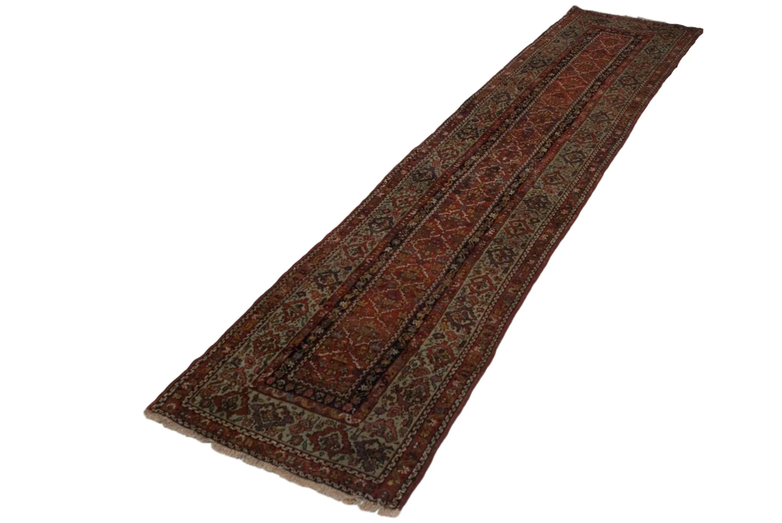 3x14 Antique Fereghan Rug Runner