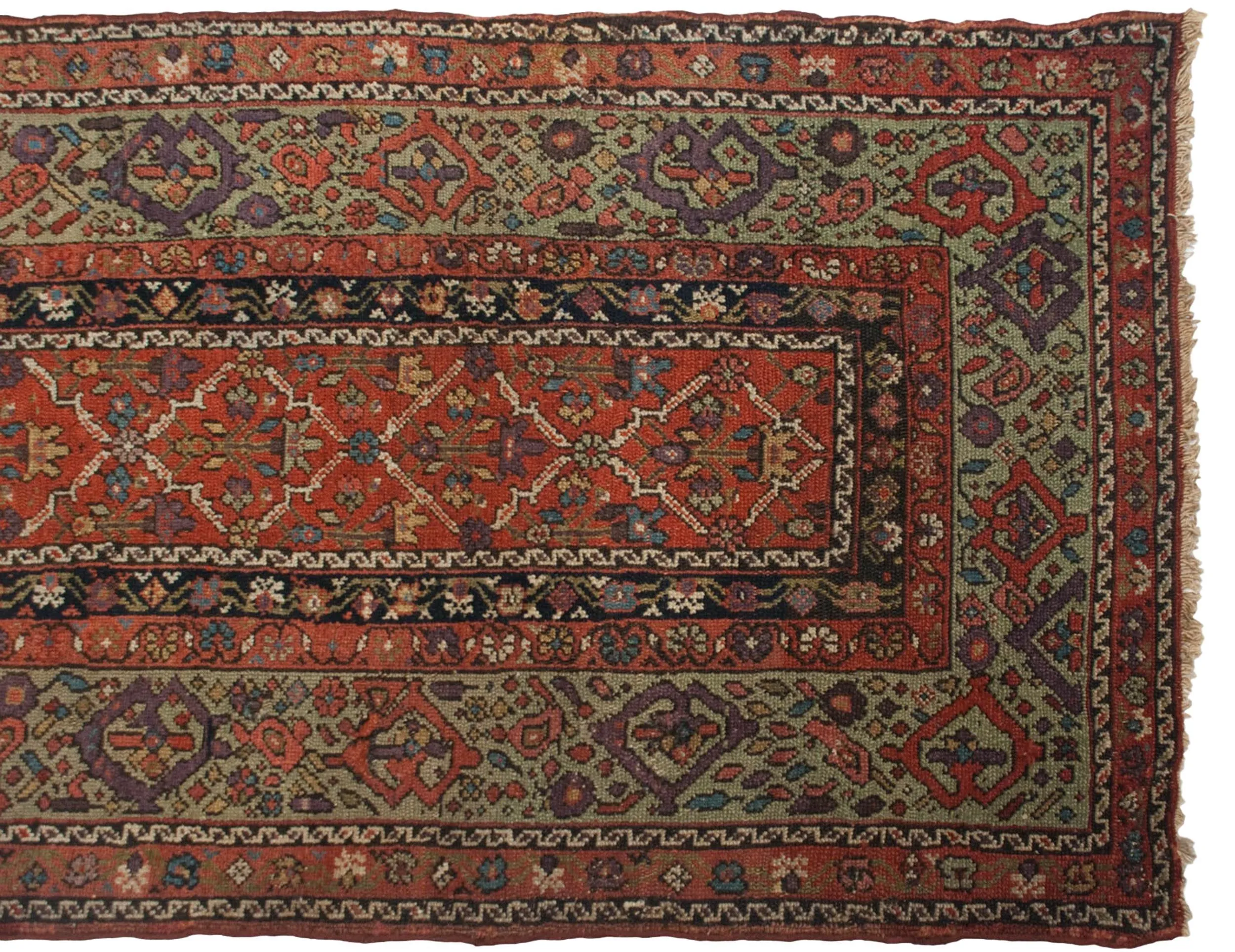 3x14 Antique Fereghan Rug Runner