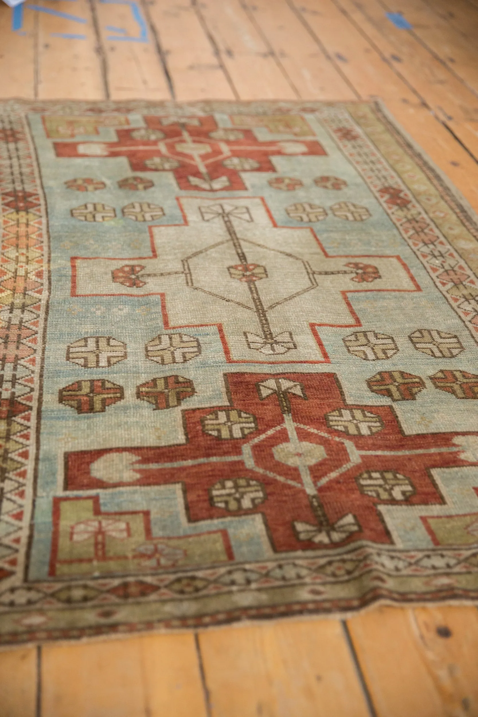 3x5 Vintage Distressed Caucasian Rug
