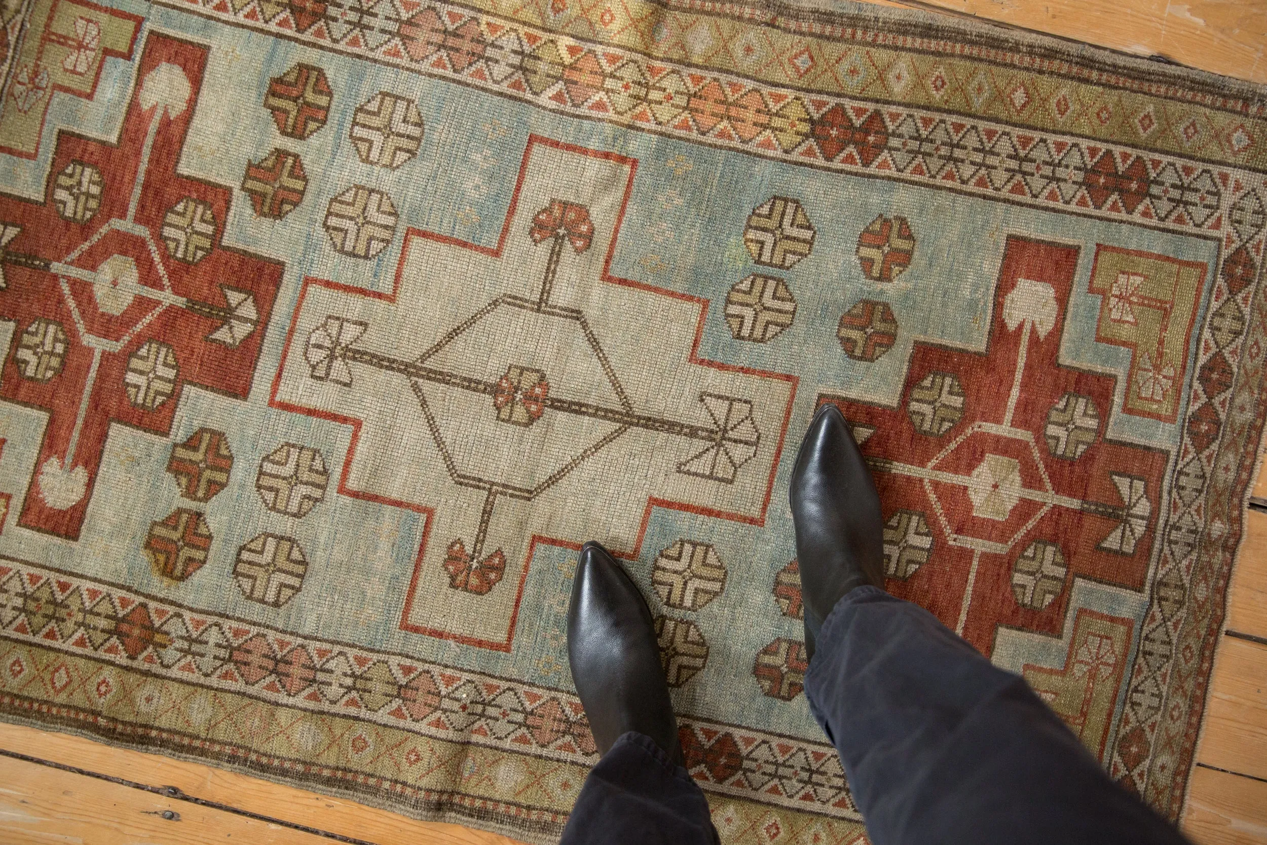 3x5 Vintage Distressed Caucasian Rug