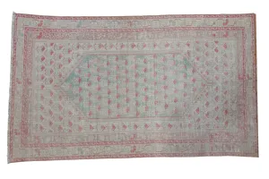 4x6.5 Vintage Distressed Oushak Rug