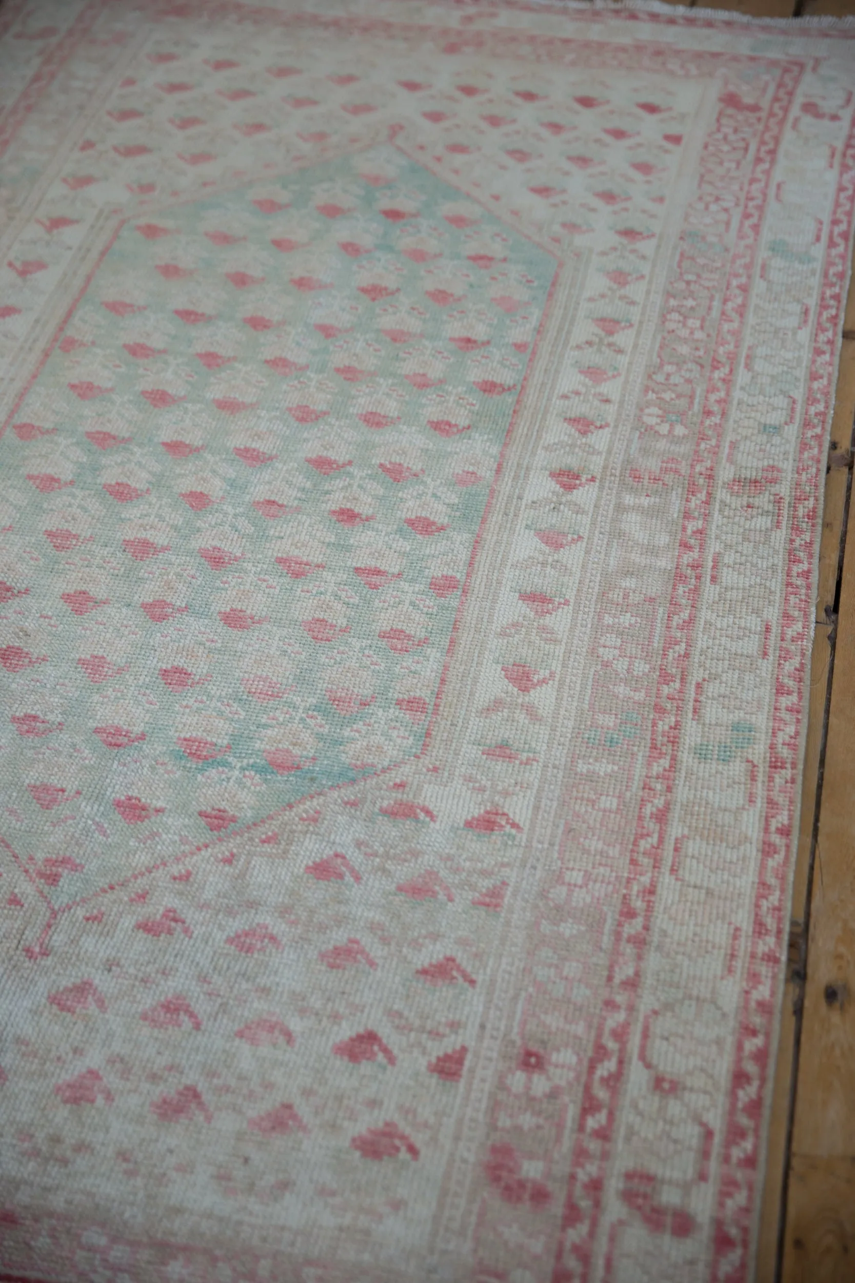 4x6.5 Vintage Distressed Oushak Rug