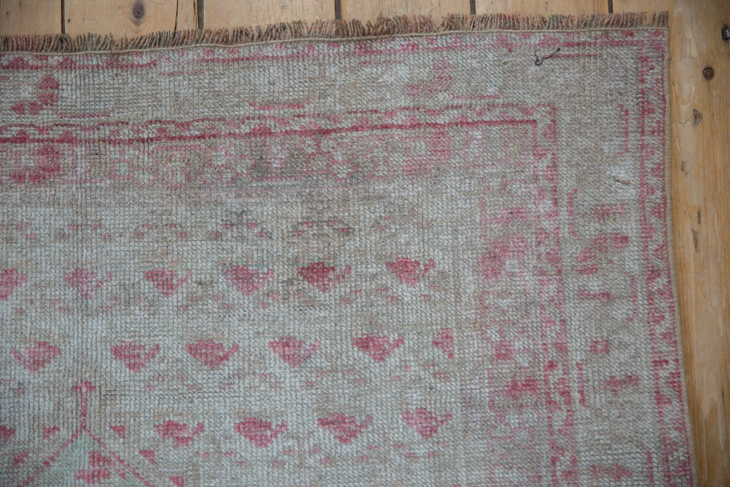 4x6.5 Vintage Distressed Oushak Rug