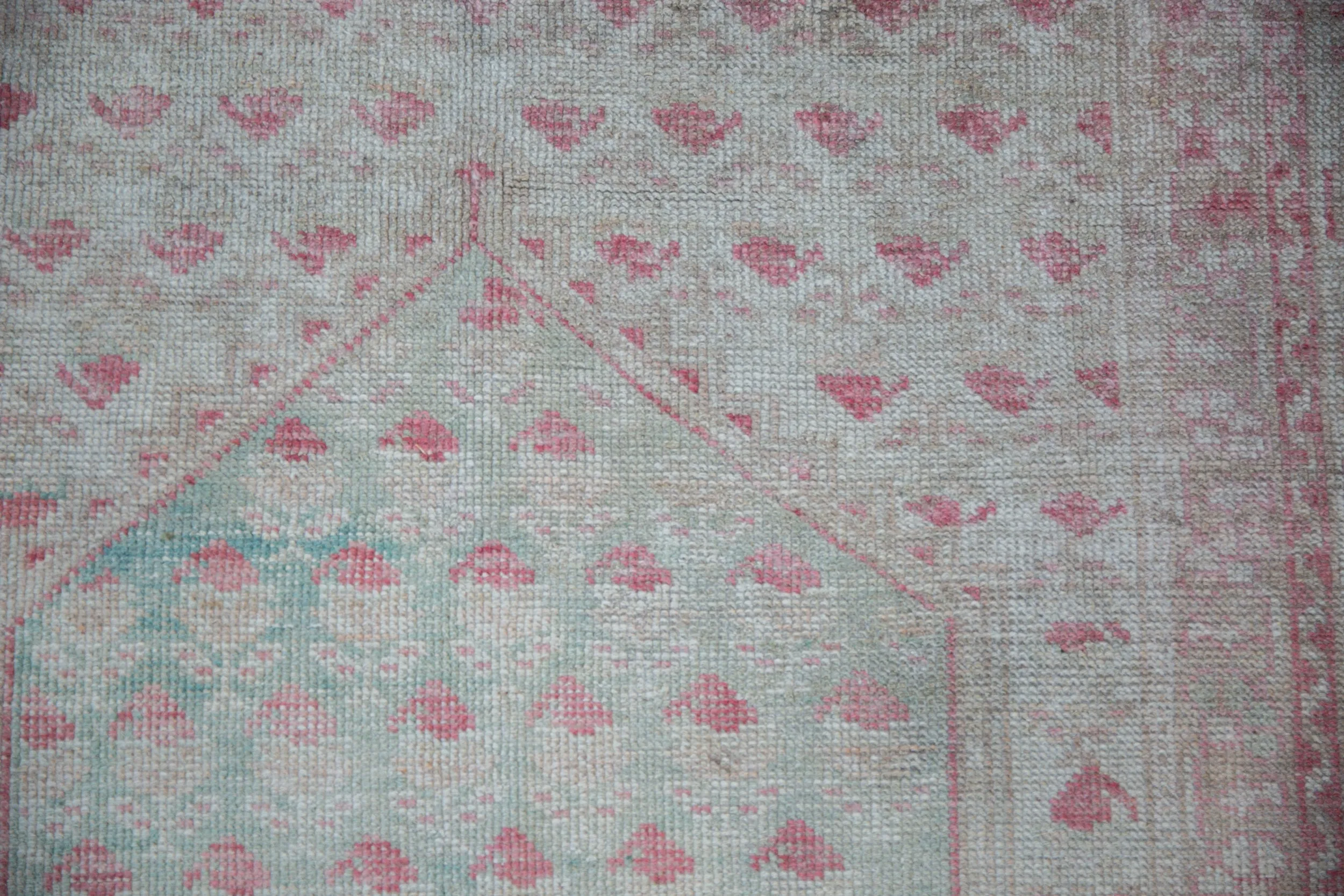4x6.5 Vintage Distressed Oushak Rug