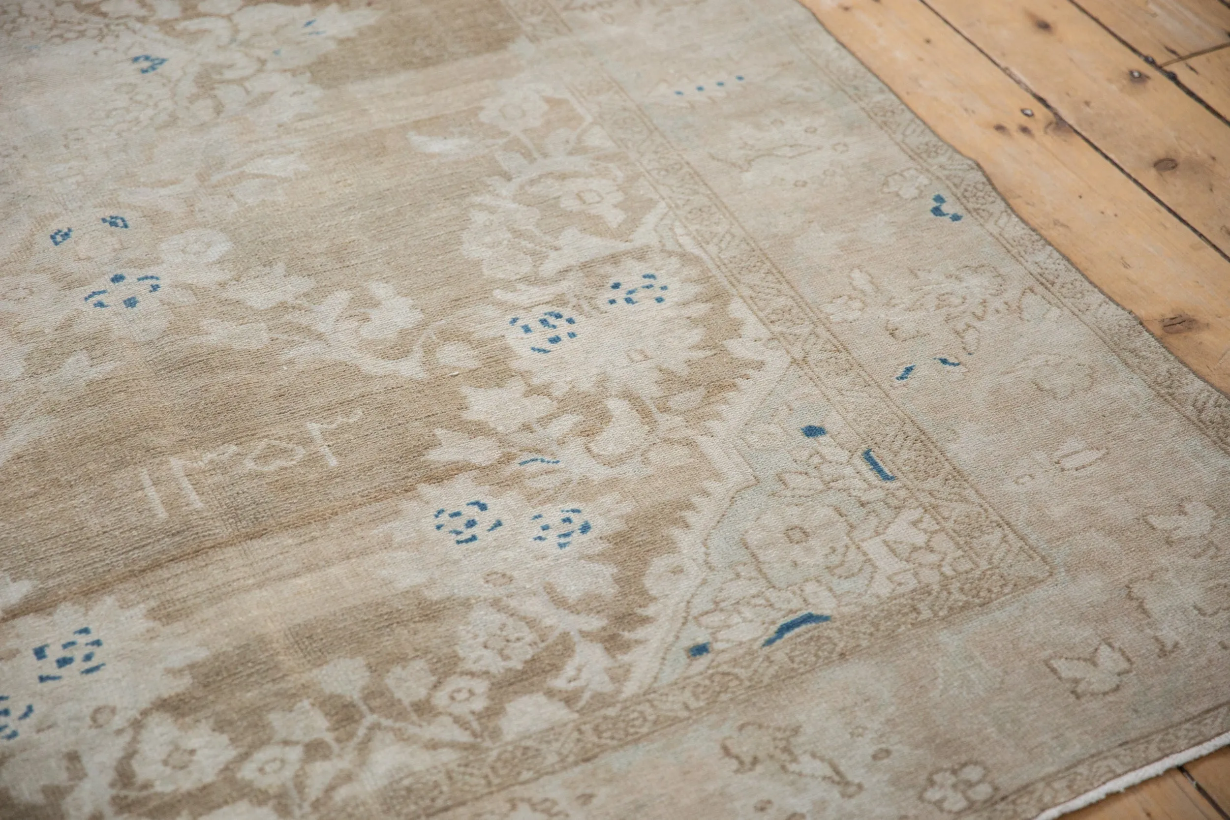 5.5x8 Vintage Distressed Hamadan Carpet