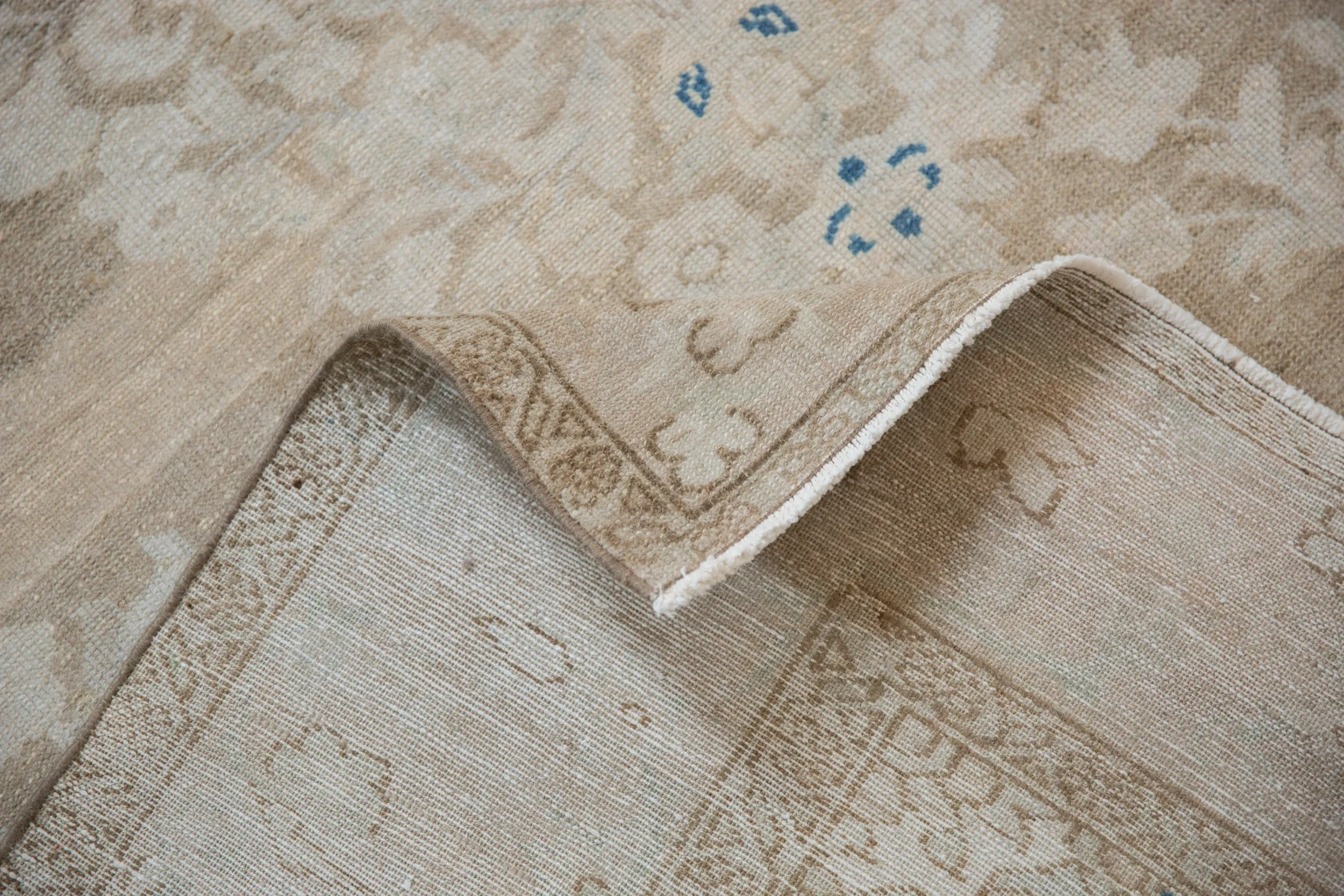 5.5x8 Vintage Distressed Hamadan Carpet