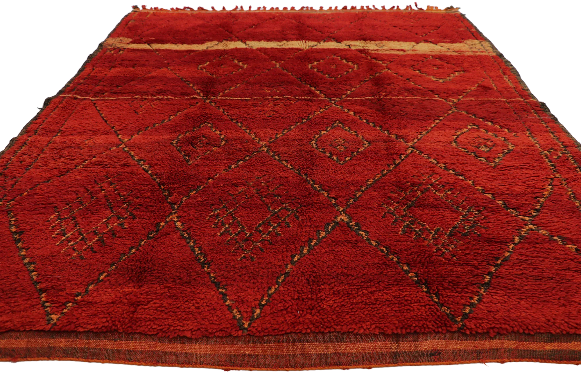 5'9" x 7'8" Vintage Moroccan Rug