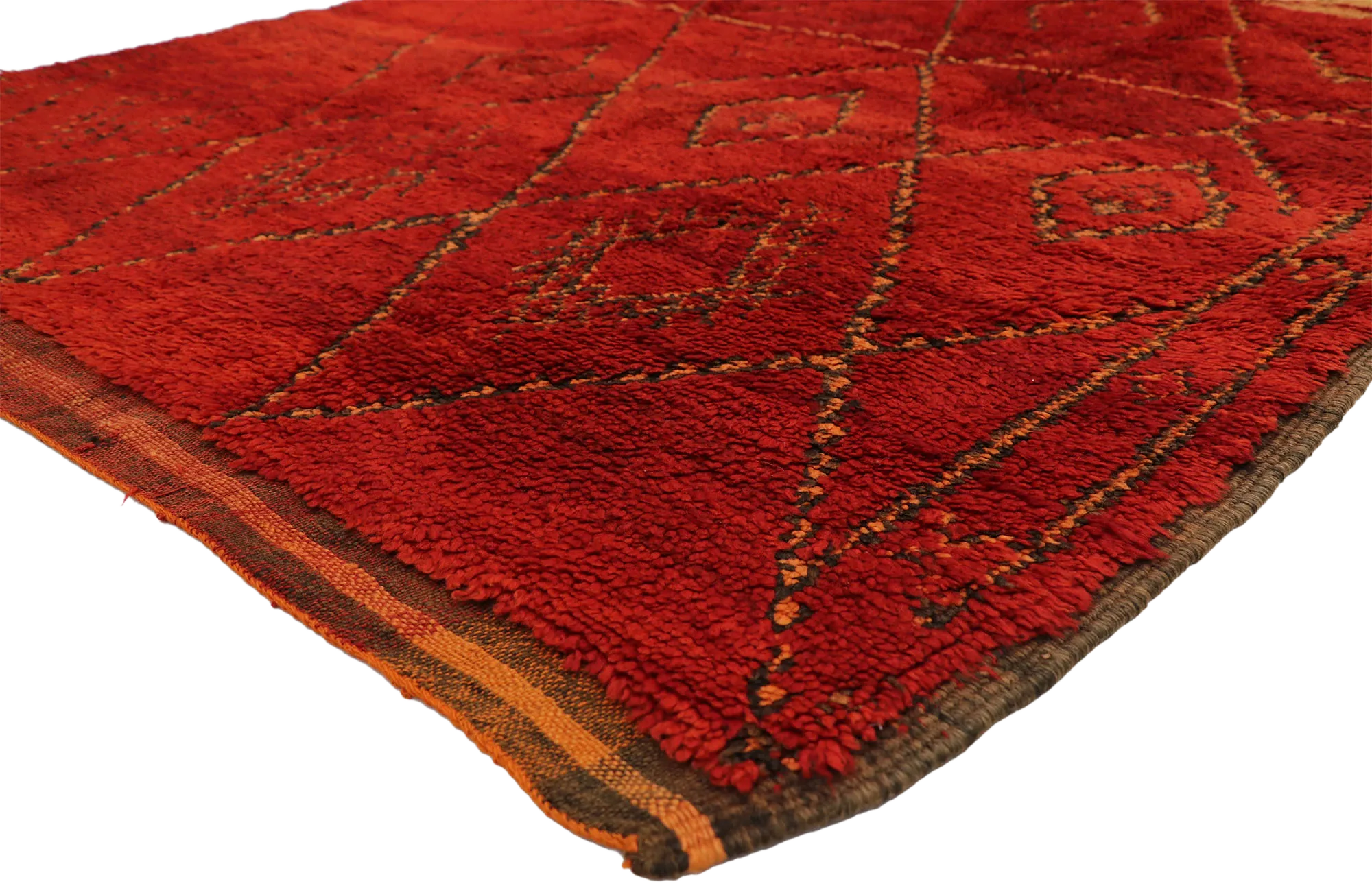 5'9" x 7'8" Vintage Moroccan Rug