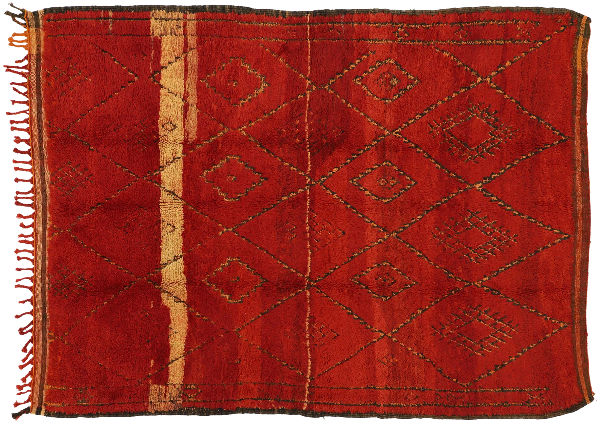 5'9" x 7'8" Vintage Moroccan Rug