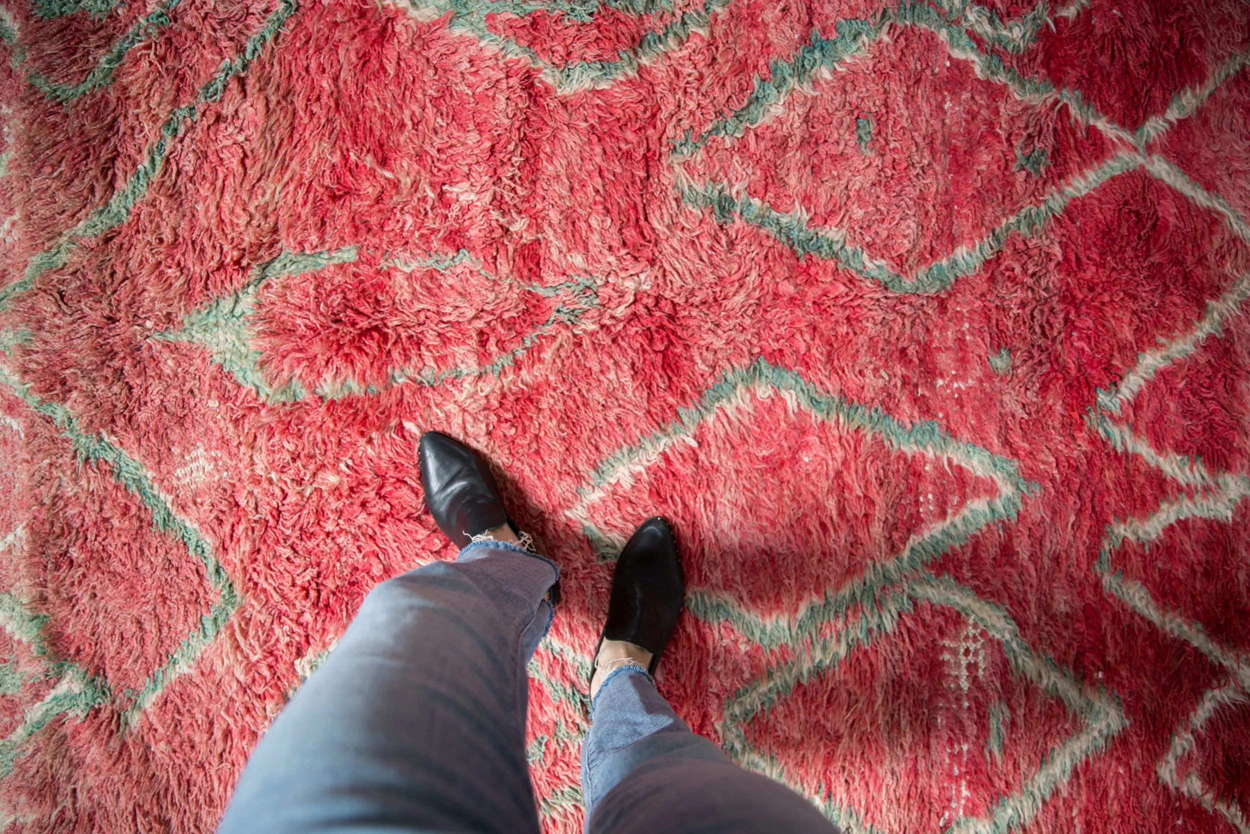 5x8 Vintage Moroccan Carpet