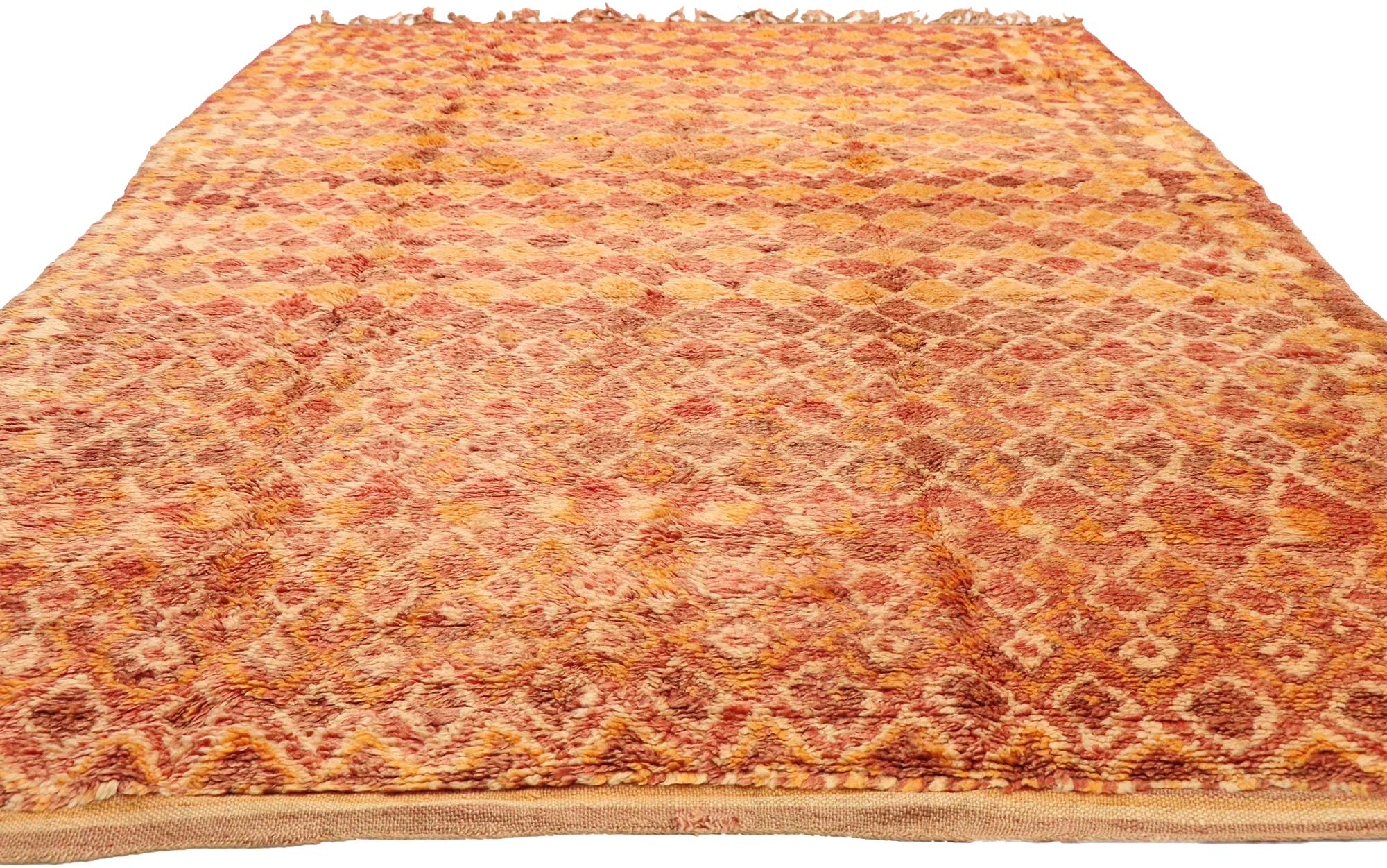 6'10" x 10'4" Vintage Moroccan Rug