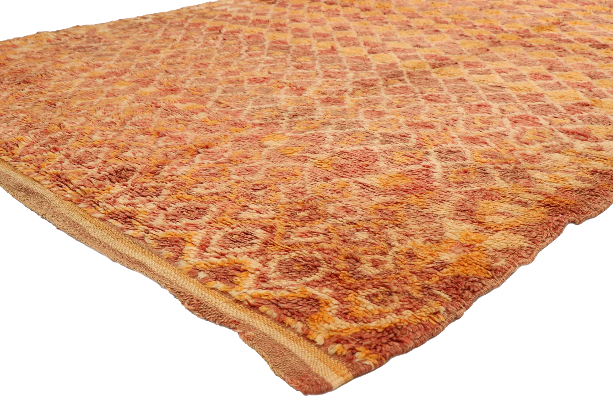 6'10" x 10'4" Vintage Moroccan Rug
