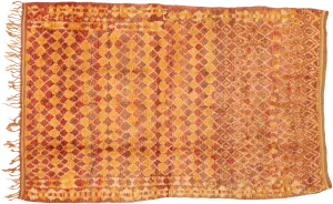 6'10" x 10'4" Vintage Moroccan Rug