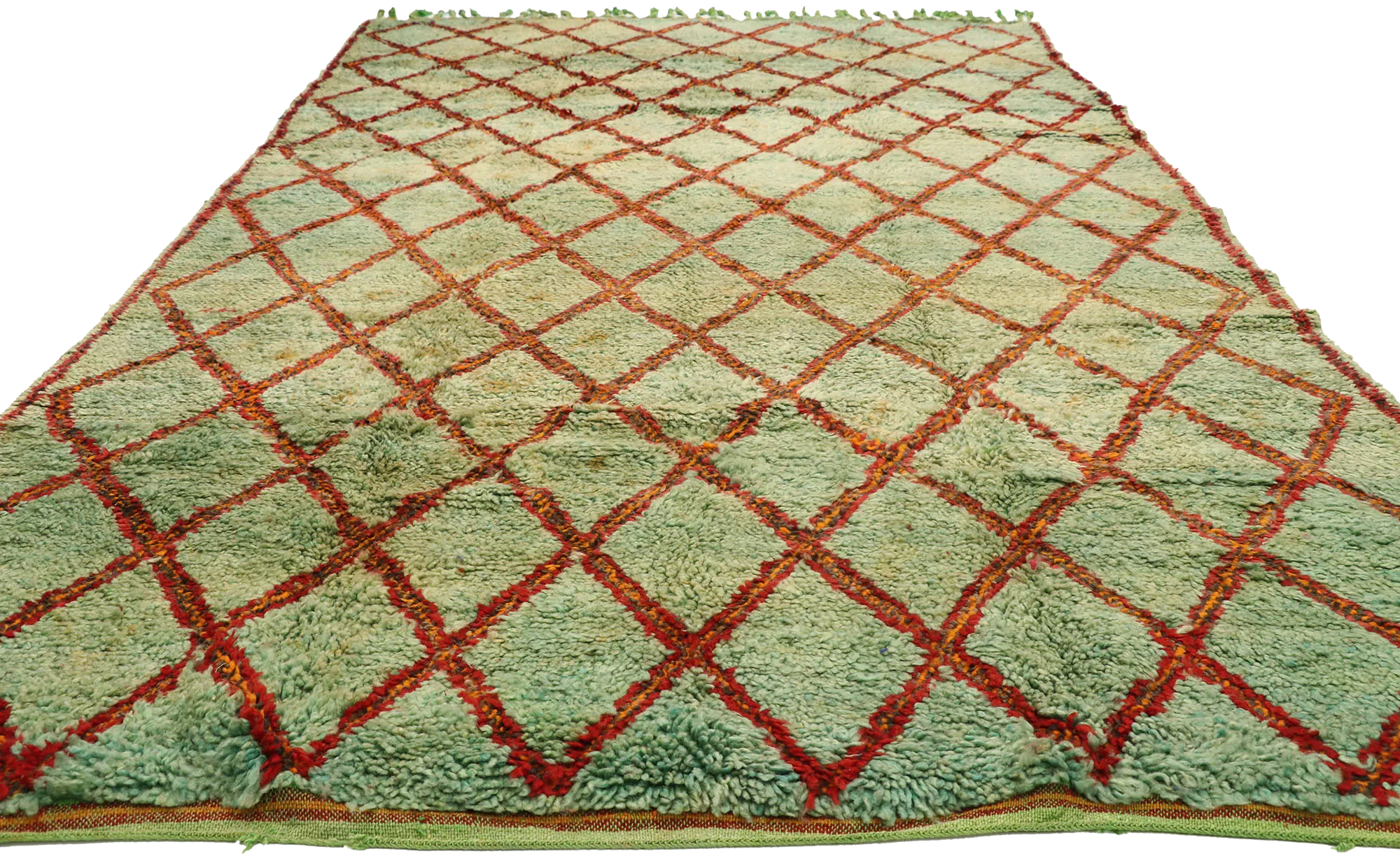 6'1" x 10'2" Vintage Moroccan Rug