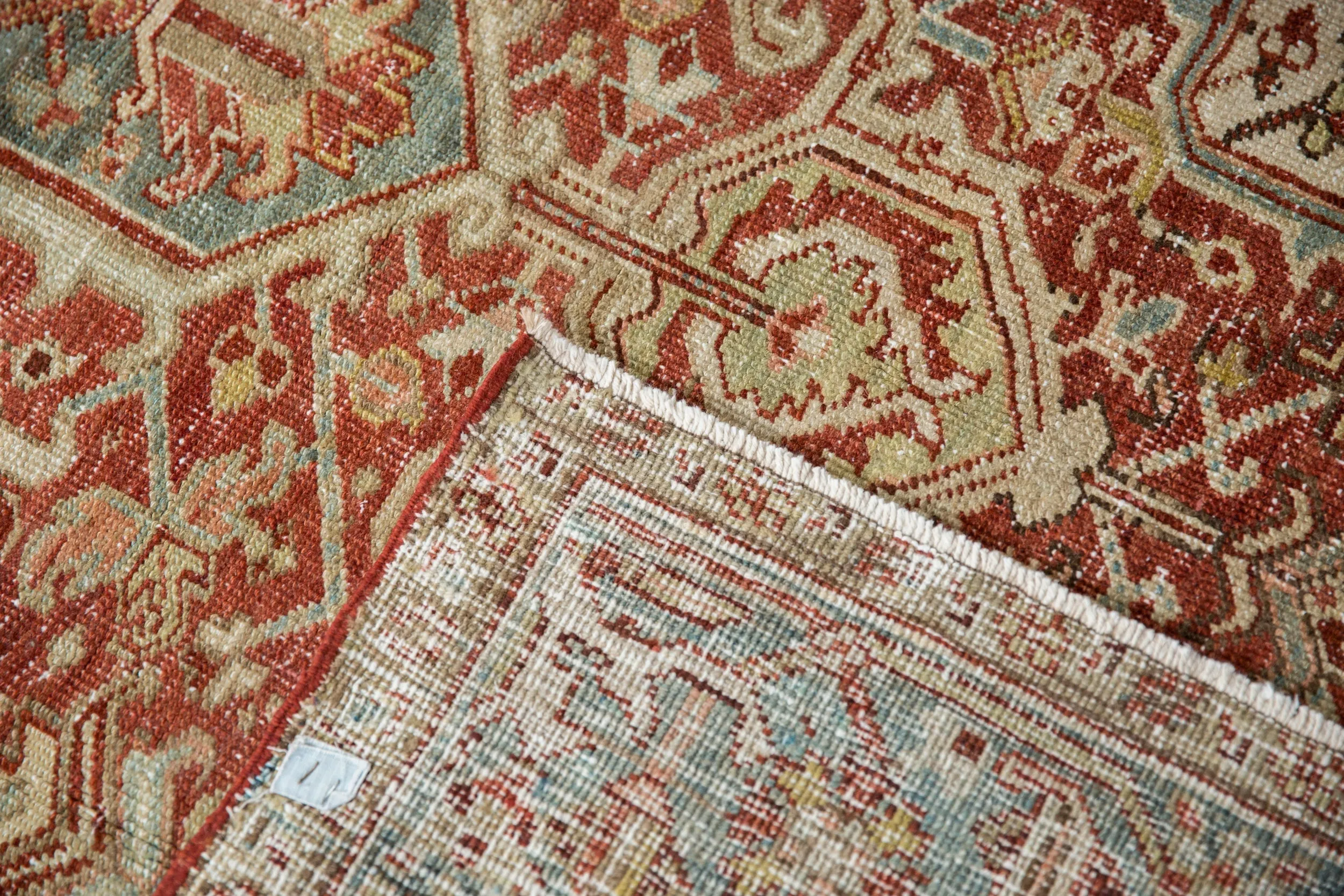 6.5x10 Vintage Distressed Heriz Carpet