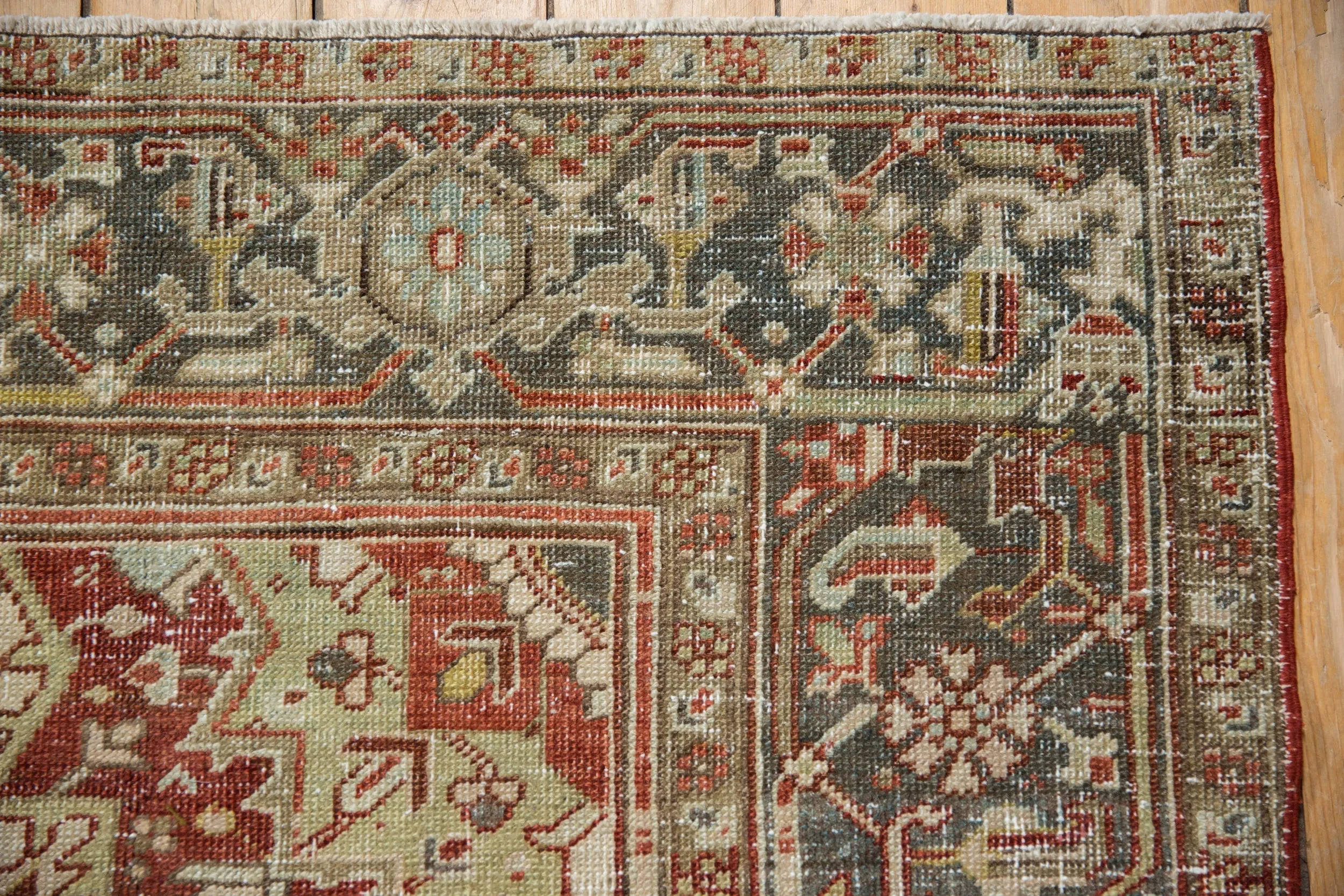 6.5x10 Vintage Distressed Heriz Carpet