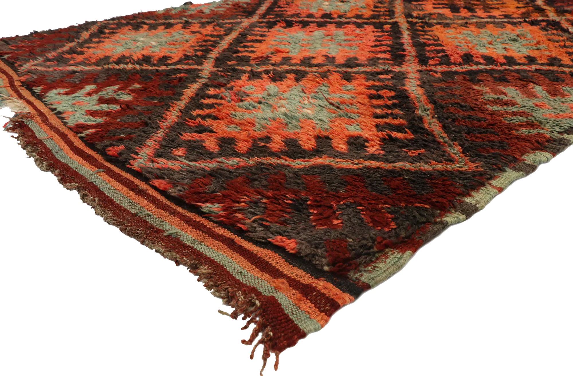 6'6" x 10'8" Vintage Moroccan Rug