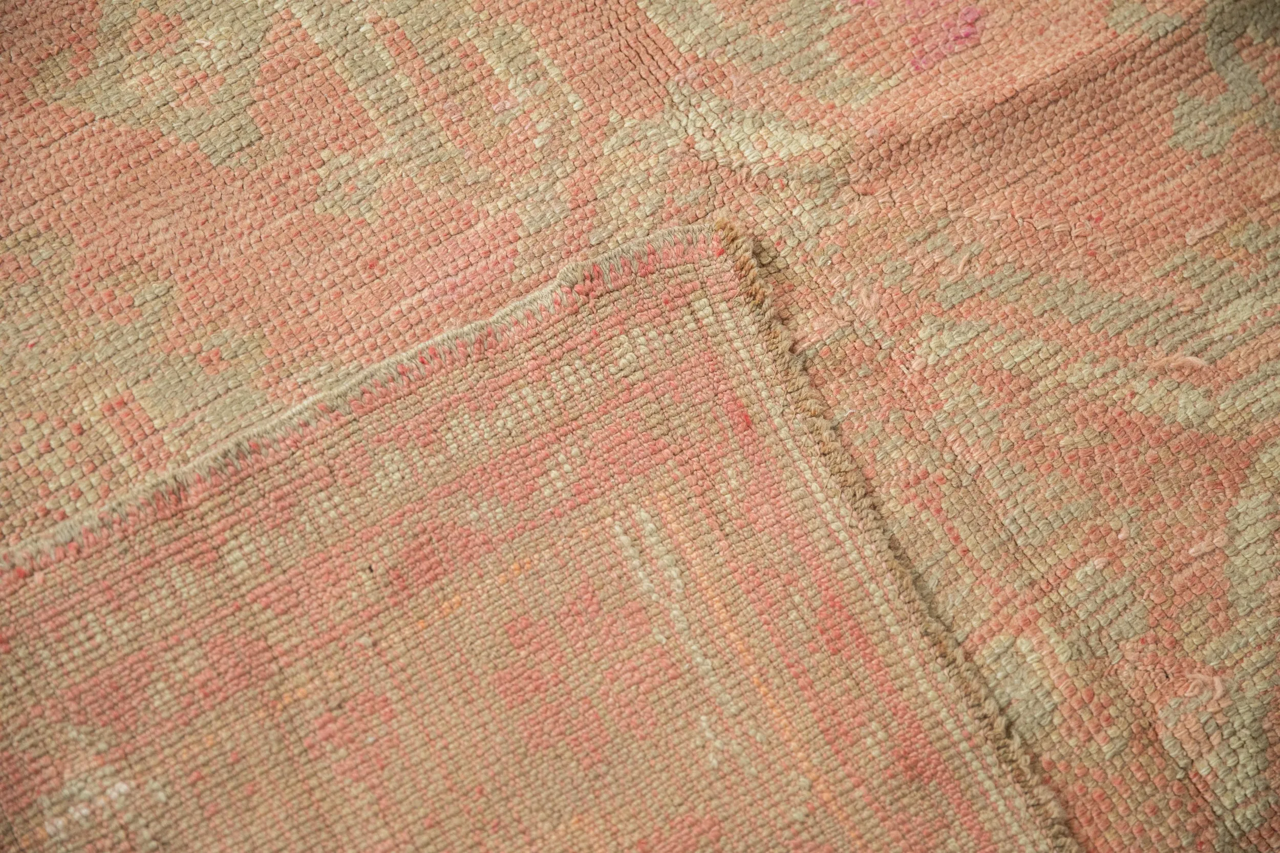 6x11 Vintage Distressed Oushak Carpet