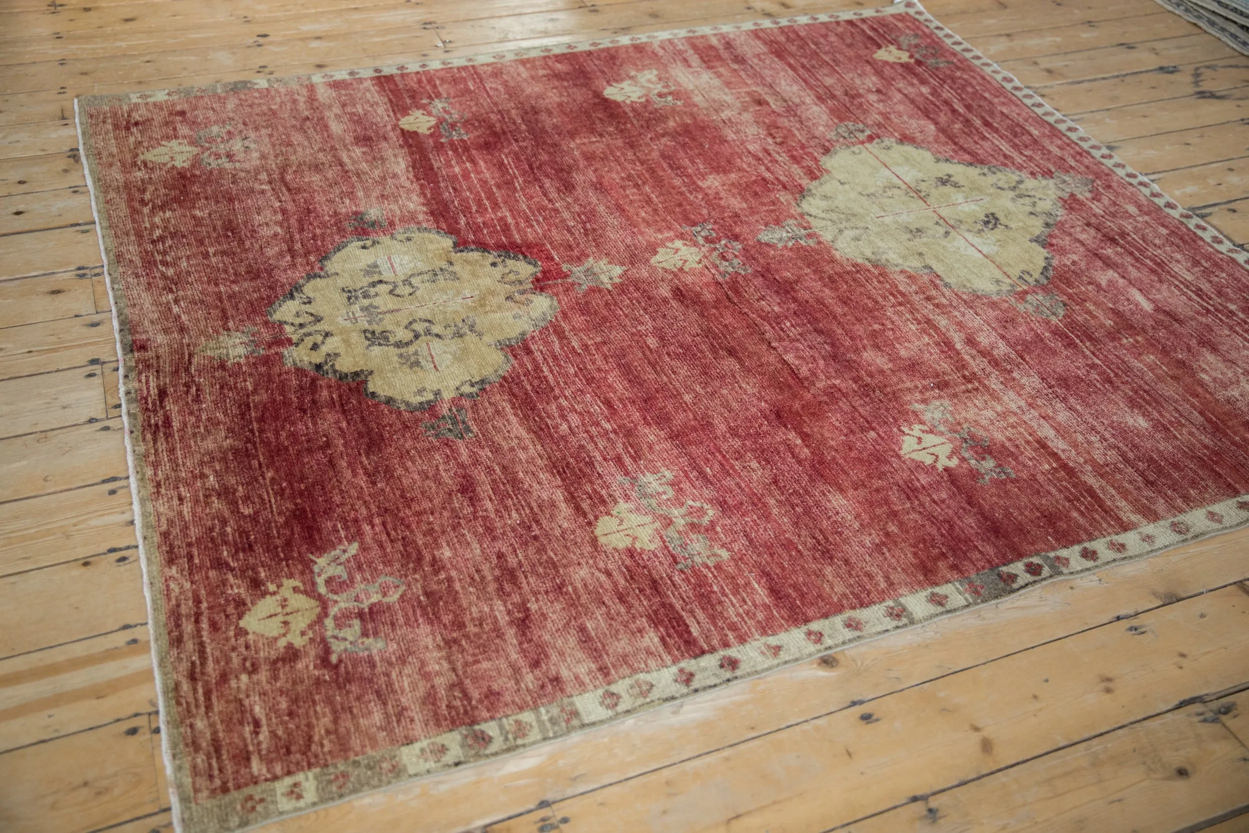 6x7 Vintage Fragment Kars Square Carpet