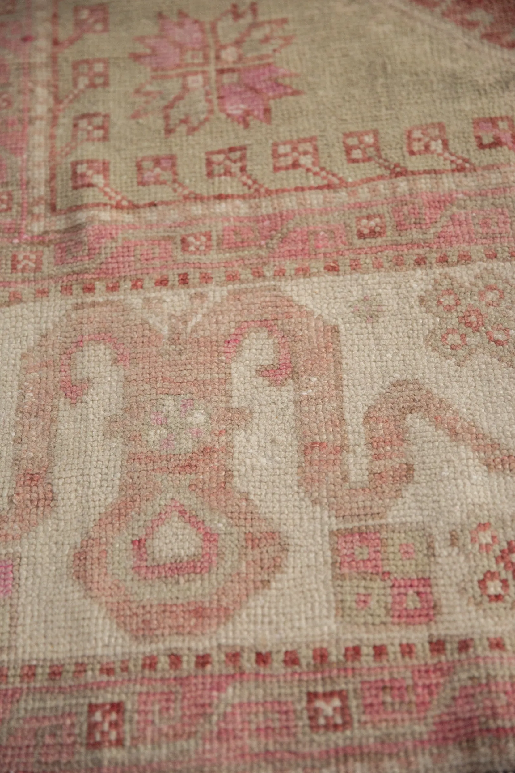 6x8.5 Vintage Distressed Oushak Carpet