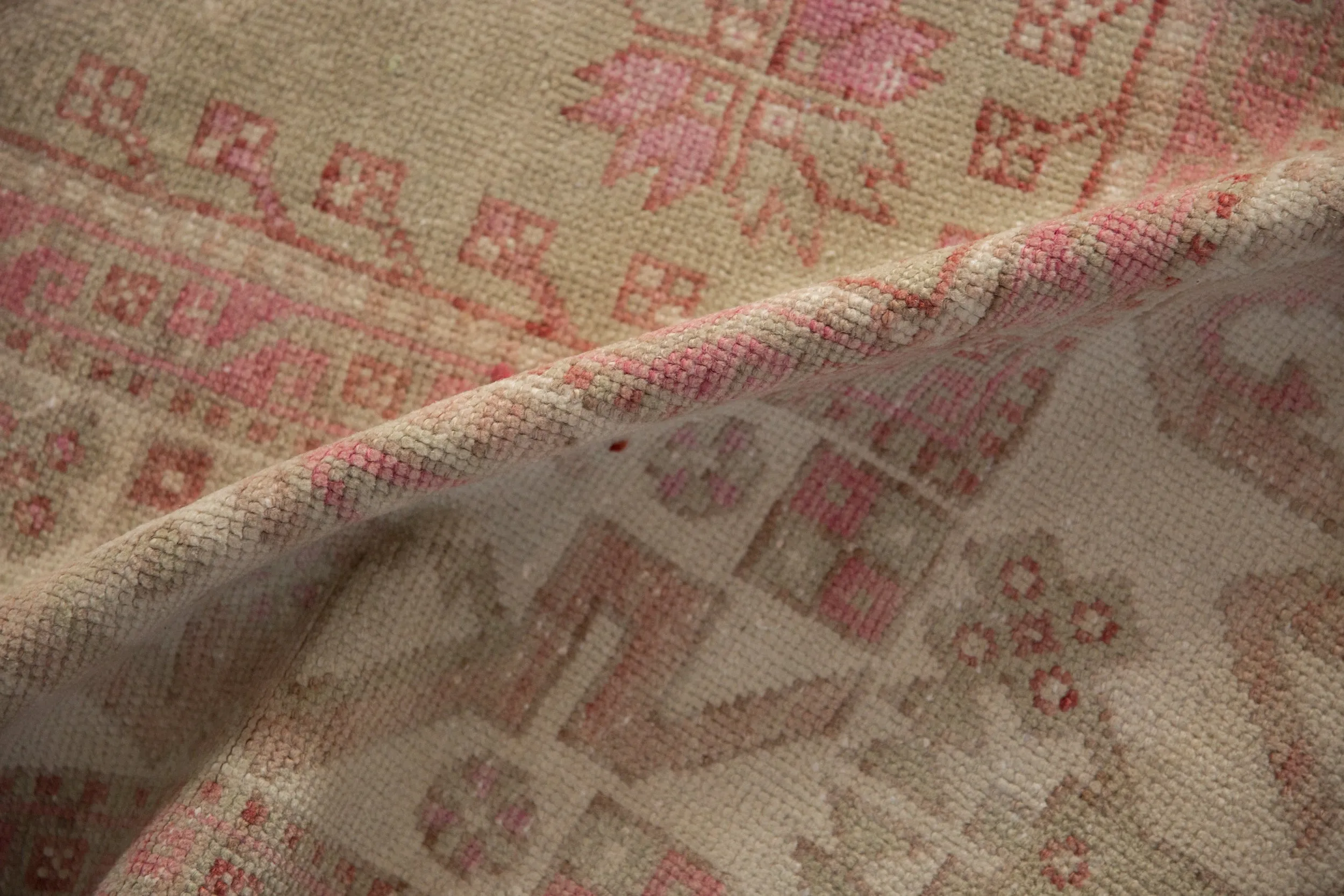 6x8.5 Vintage Distressed Oushak Carpet