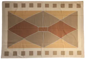 6x9 Vintage Contemporary Kilim Carpet