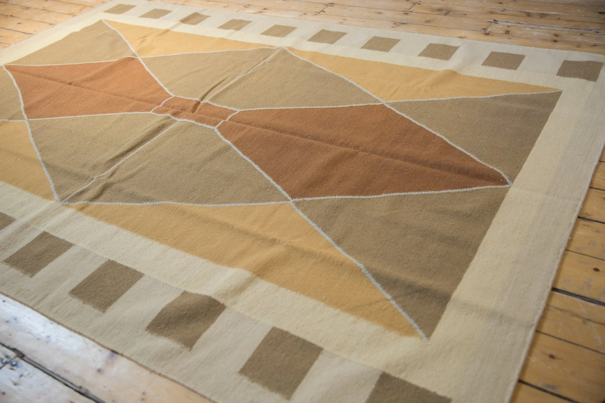 6x9 Vintage Contemporary Kilim Carpet