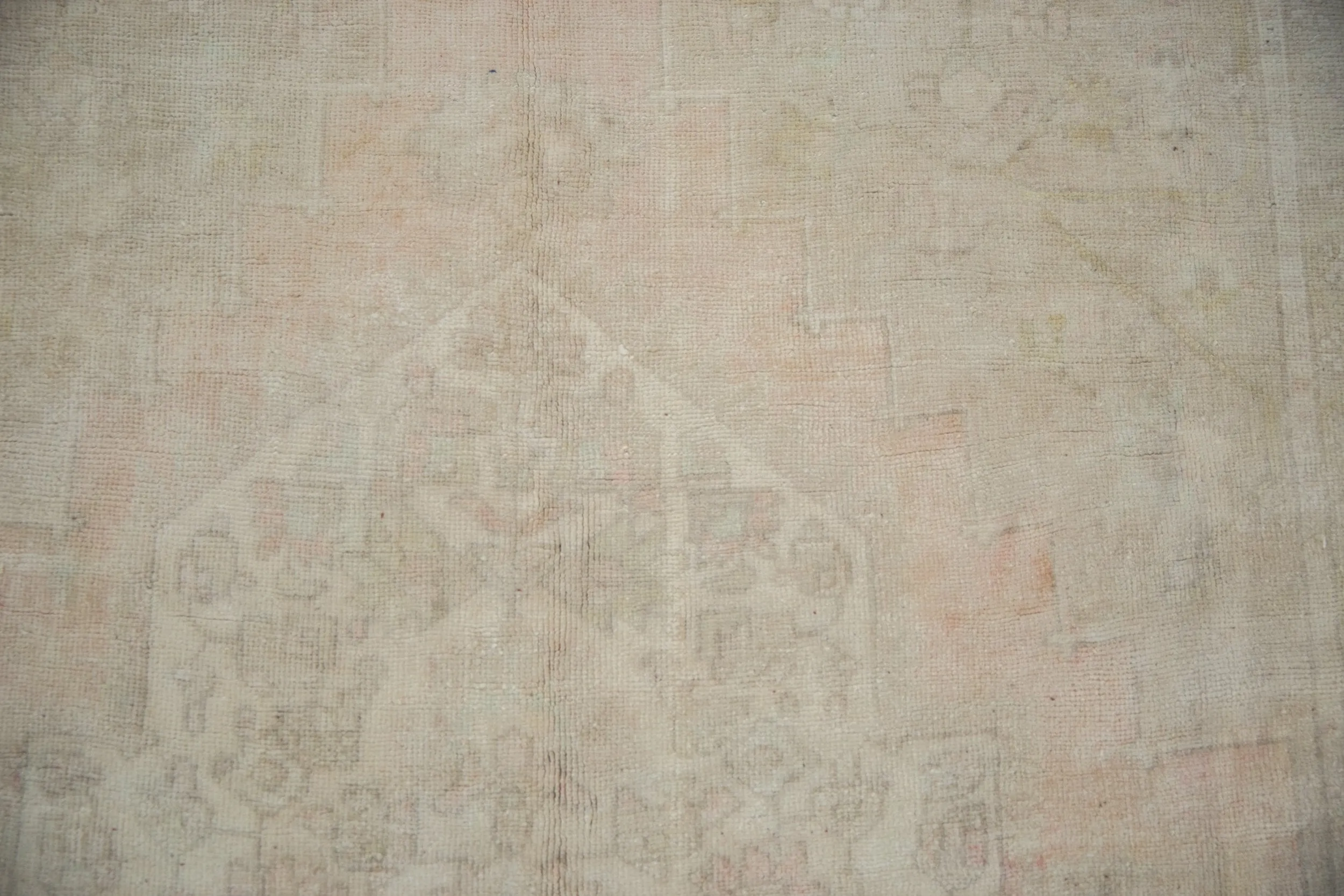 6x9.5 Vintage Distressed Oushak Carpet