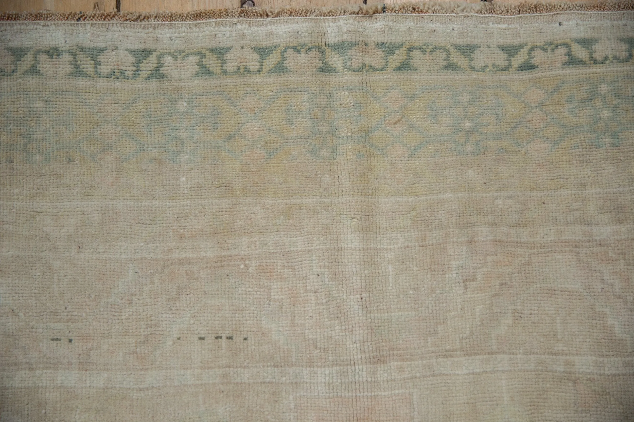 6x9.5 Vintage Distressed Oushak Carpet